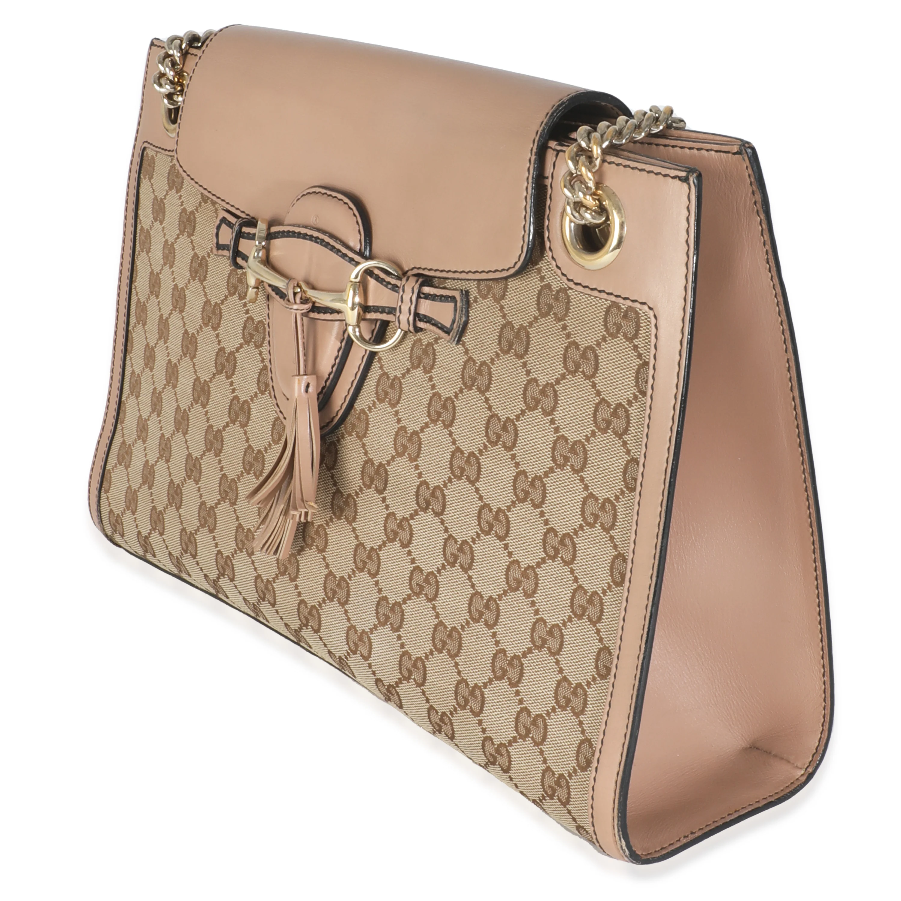 Light Pink Monogram Canvas Large Emily Chain Shoulder Bag - Image 2