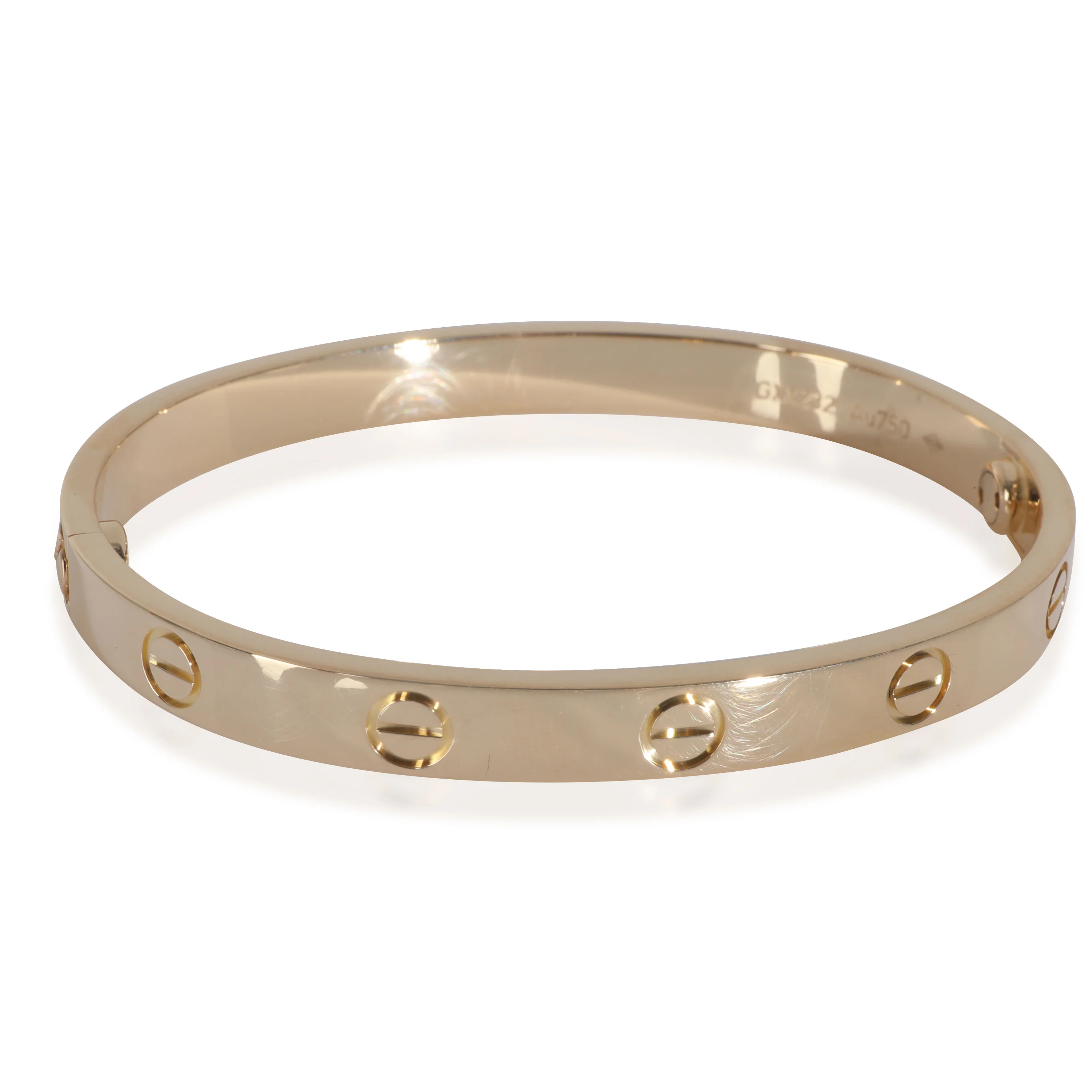 Yellow Gold Love Bracelet - Image 2