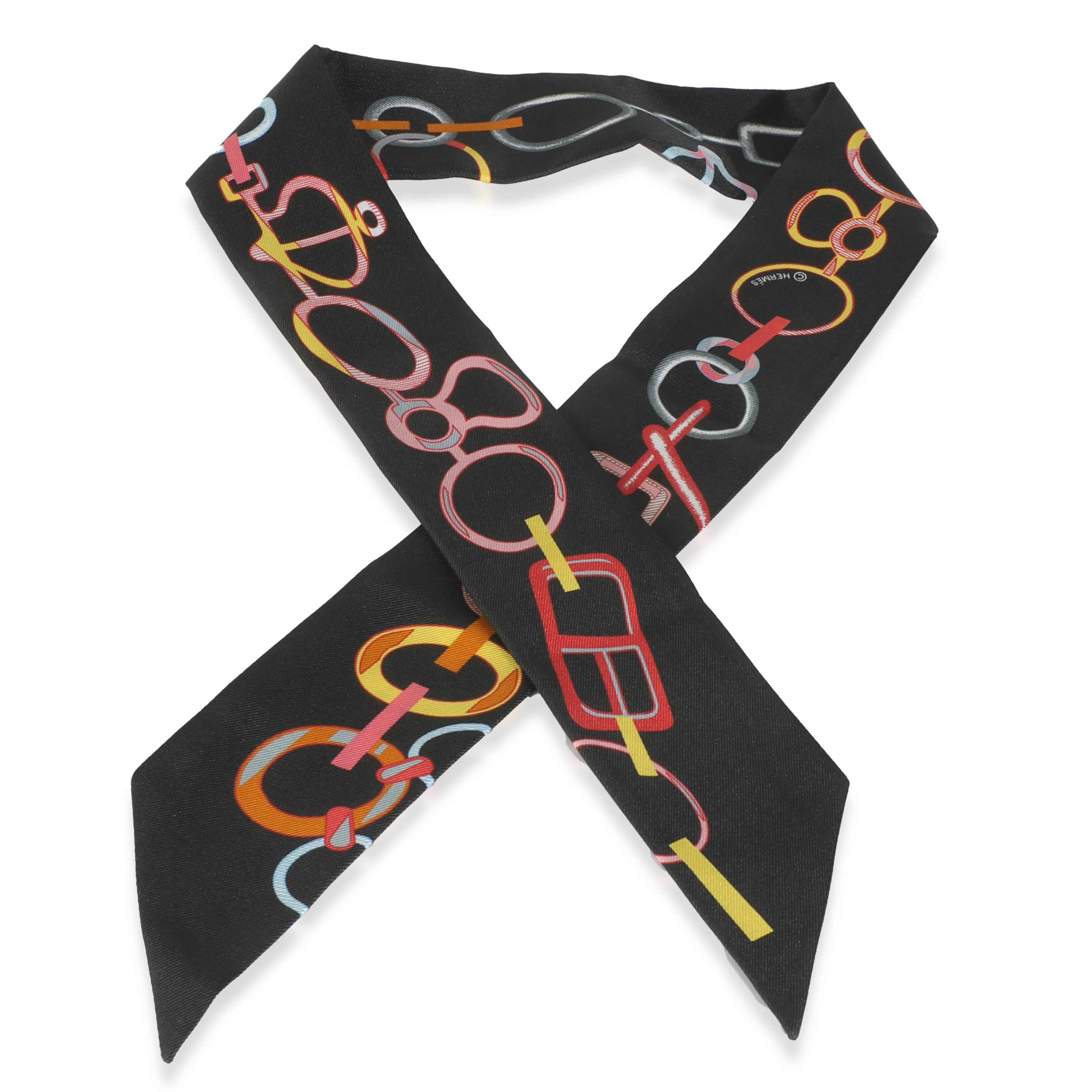 Black Rose Multicolor Silk Do Re Boucles Twilly - Image 2