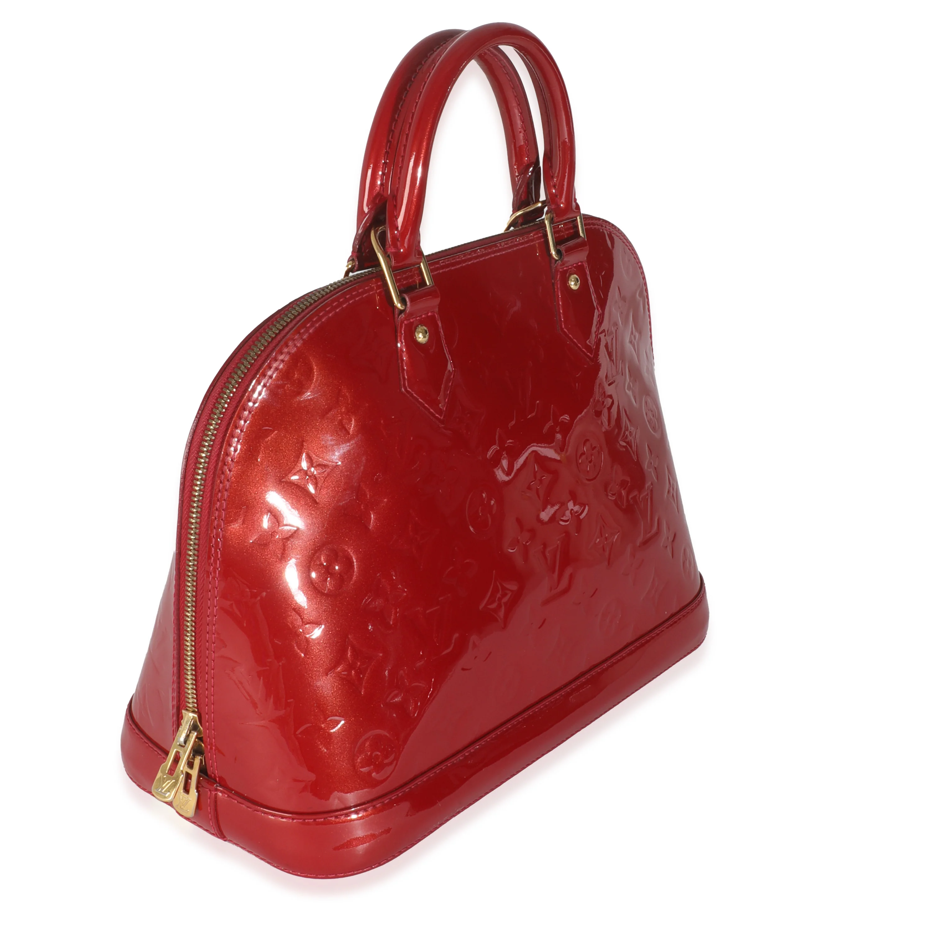 Rose Indian Monogram Vernis Alma PM - Image 3