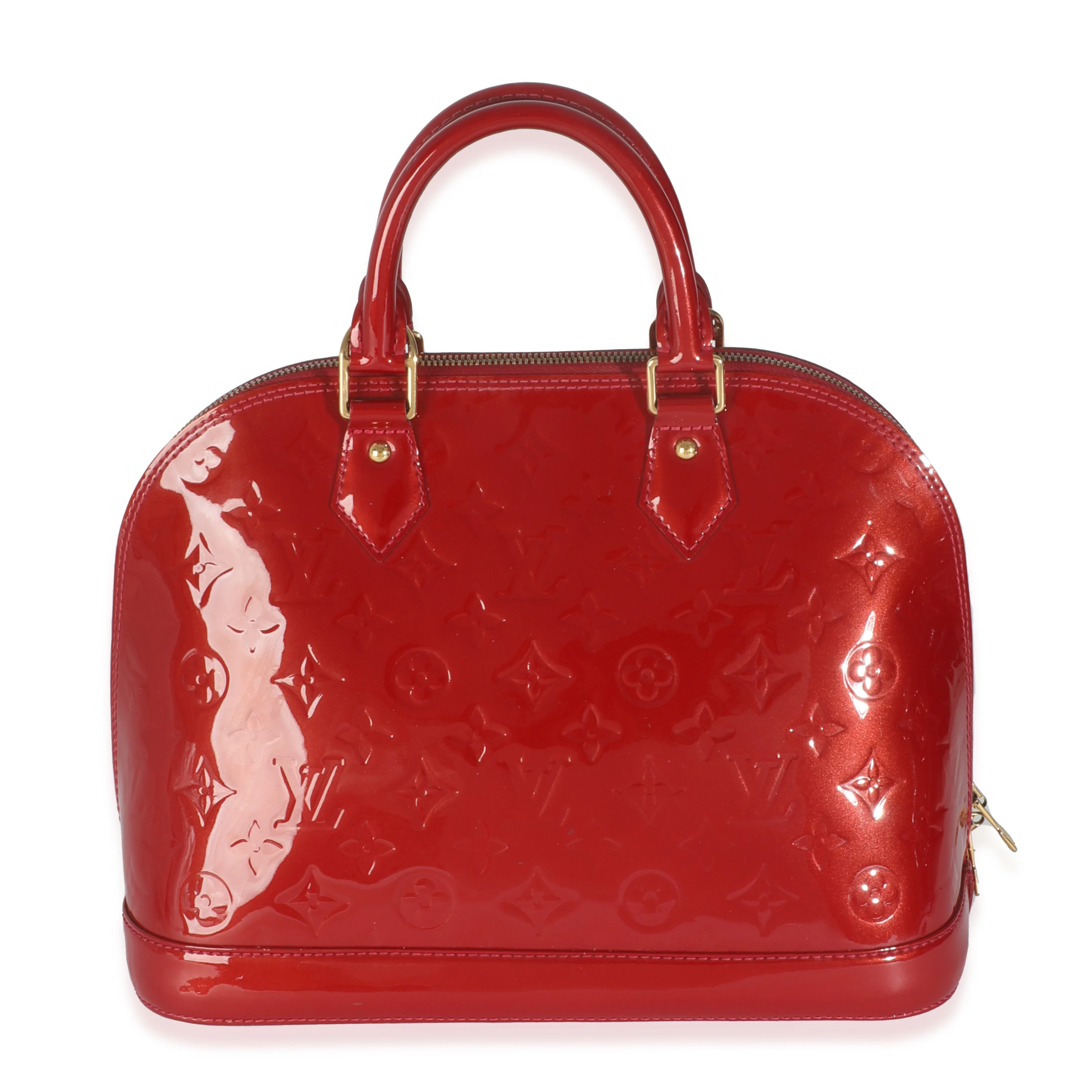Rose Indian Monogram Vernis Alma PM - Image 4