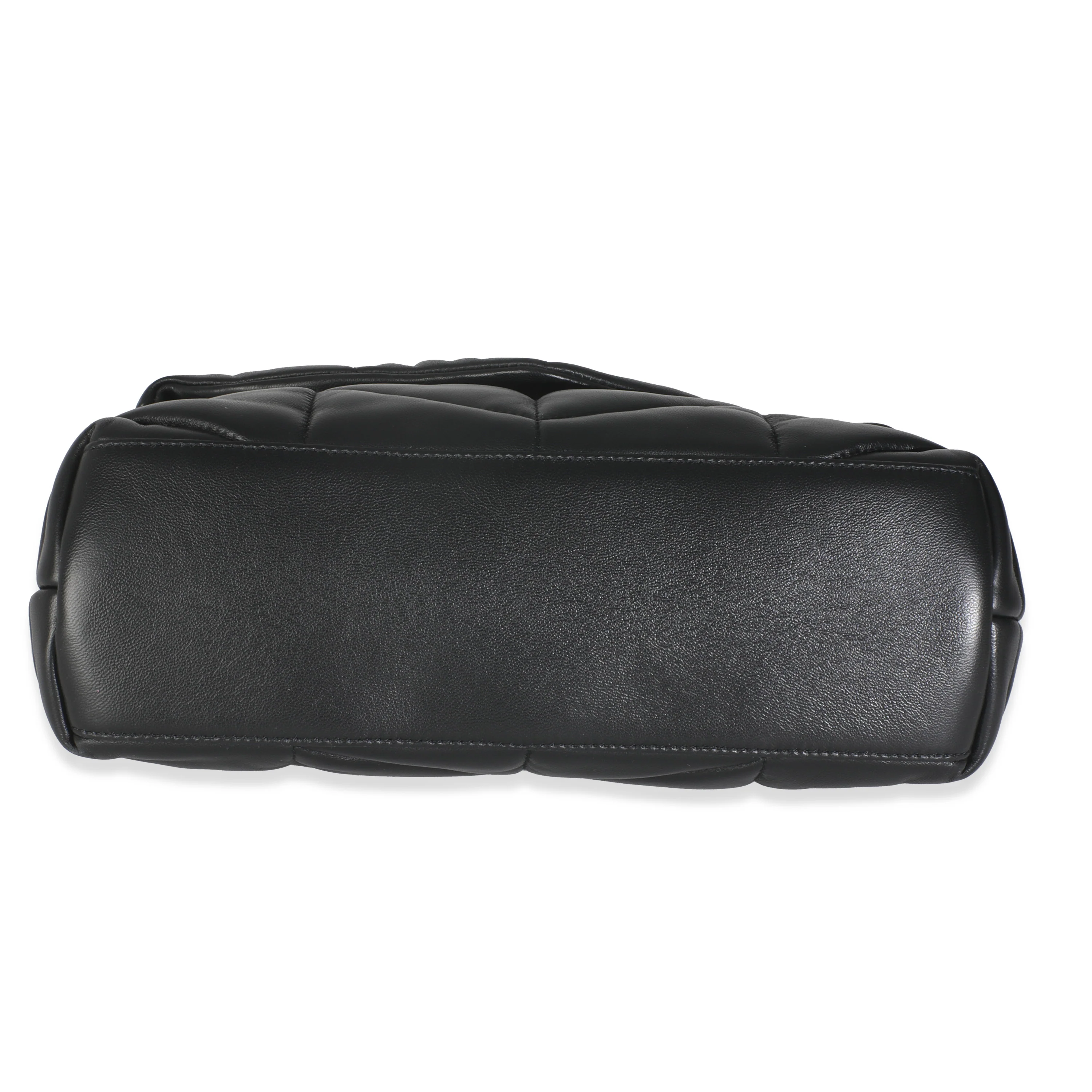 Black Quilted Nappa Small Loulou Puffer - Image 5