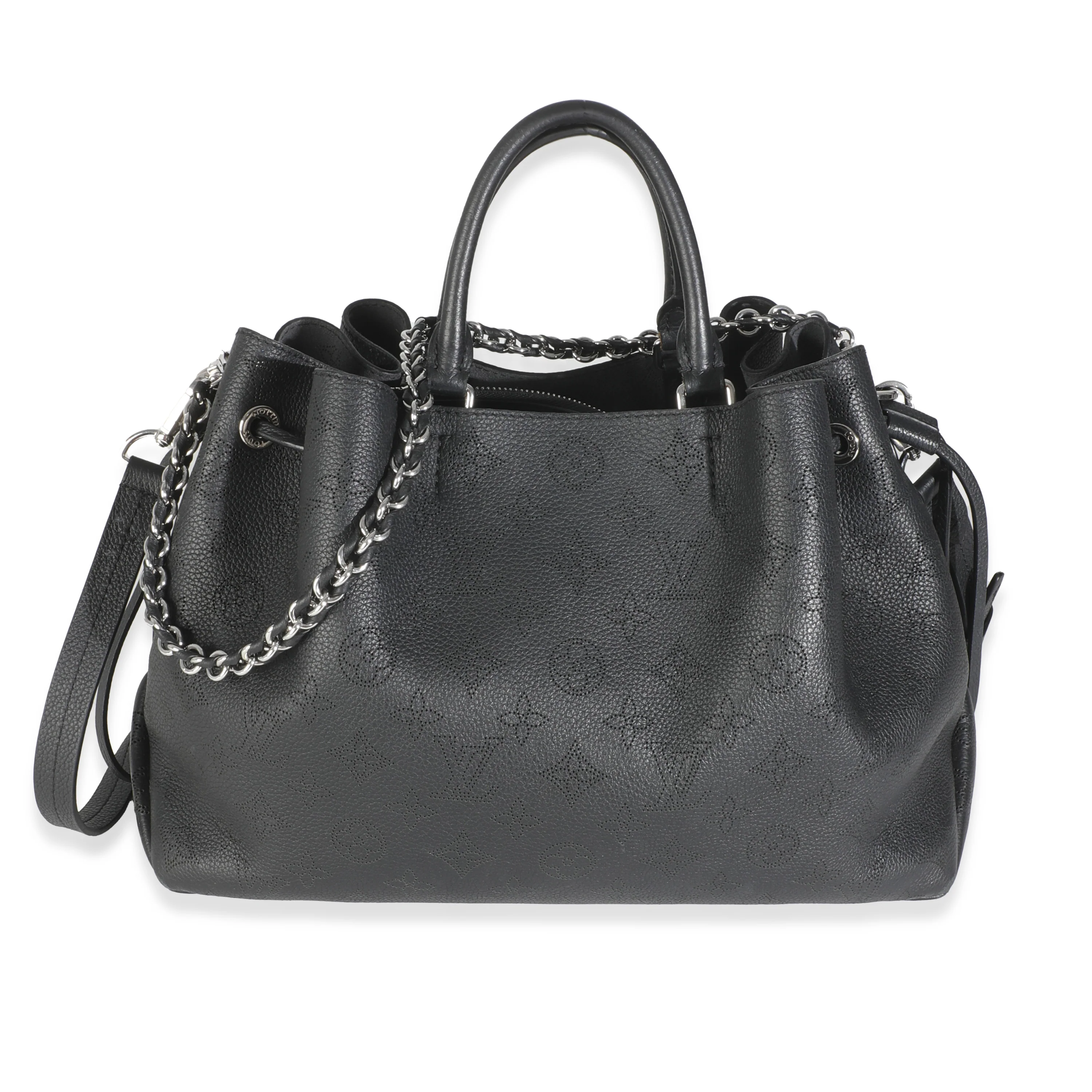 Black Monogram Mahina Bella Tote - Image 3