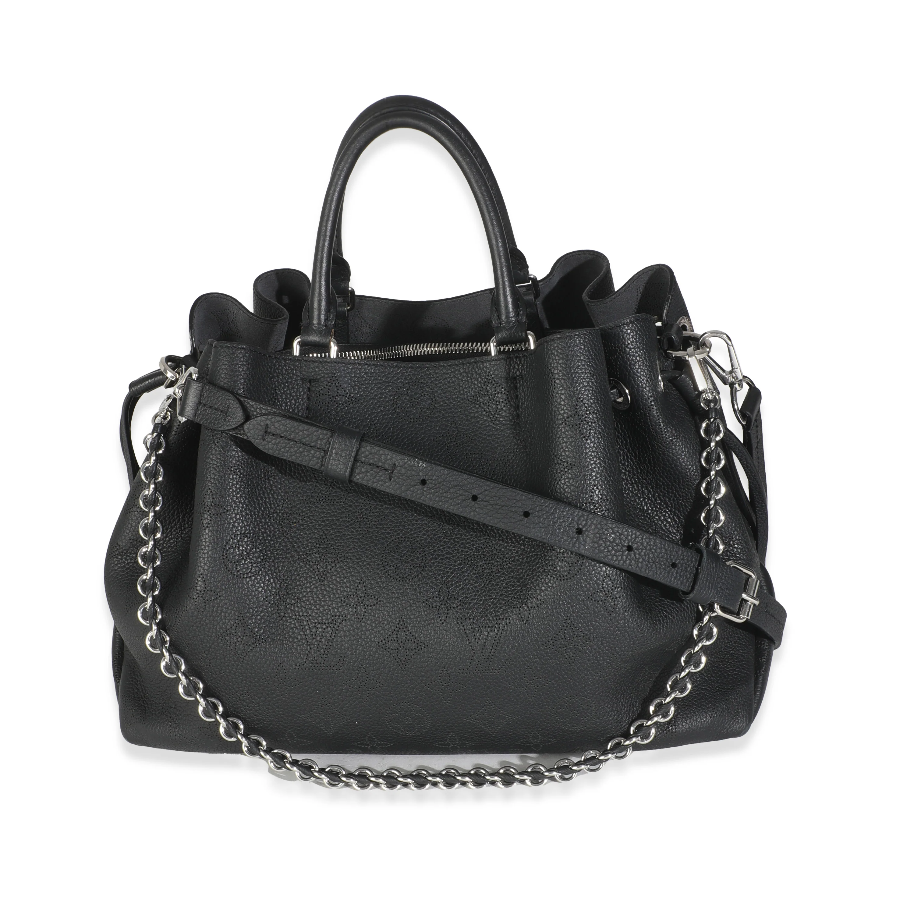 Black Monogram Mahina Bella Tote - Image 5