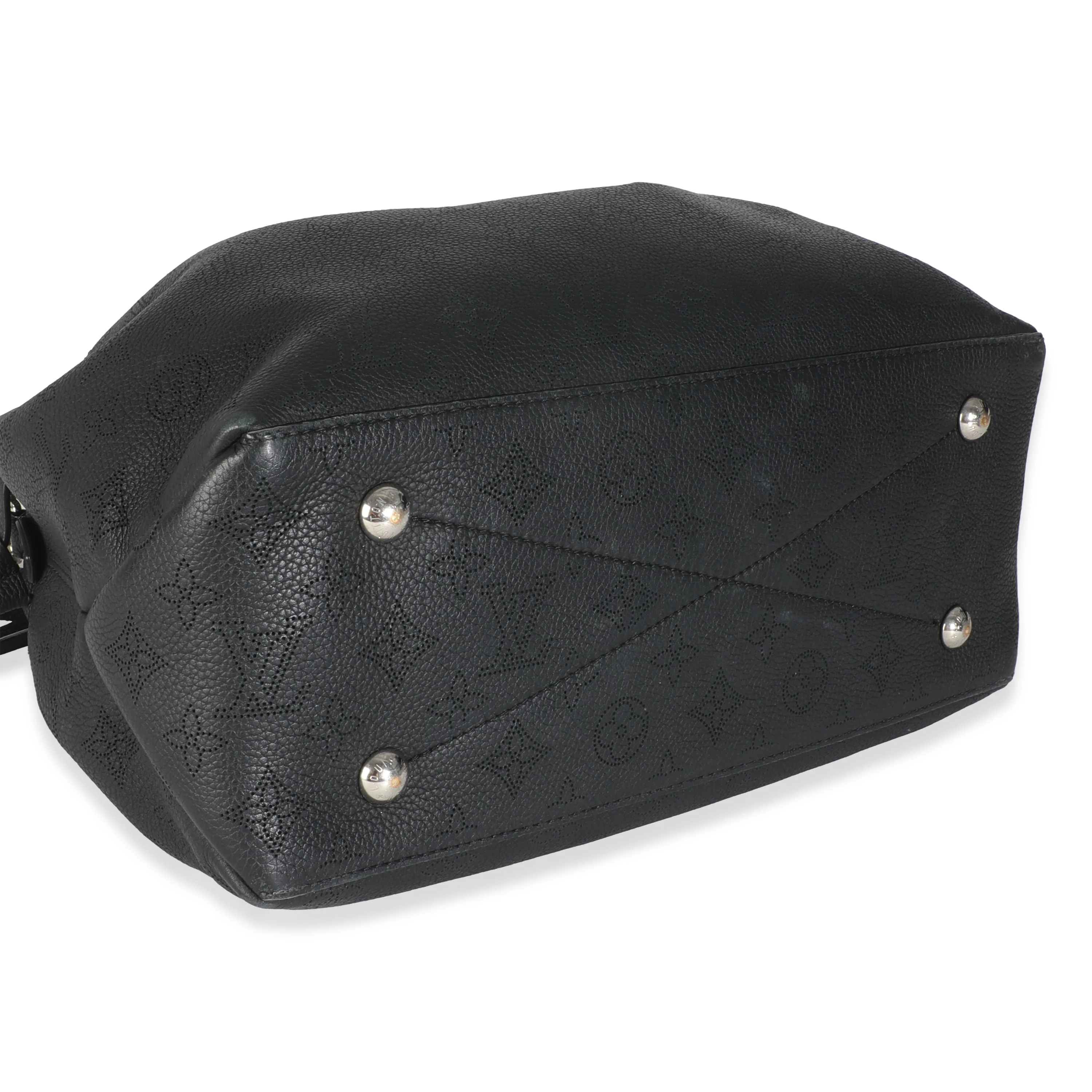 Black Monogram Mahina Bella Tote - Image 8