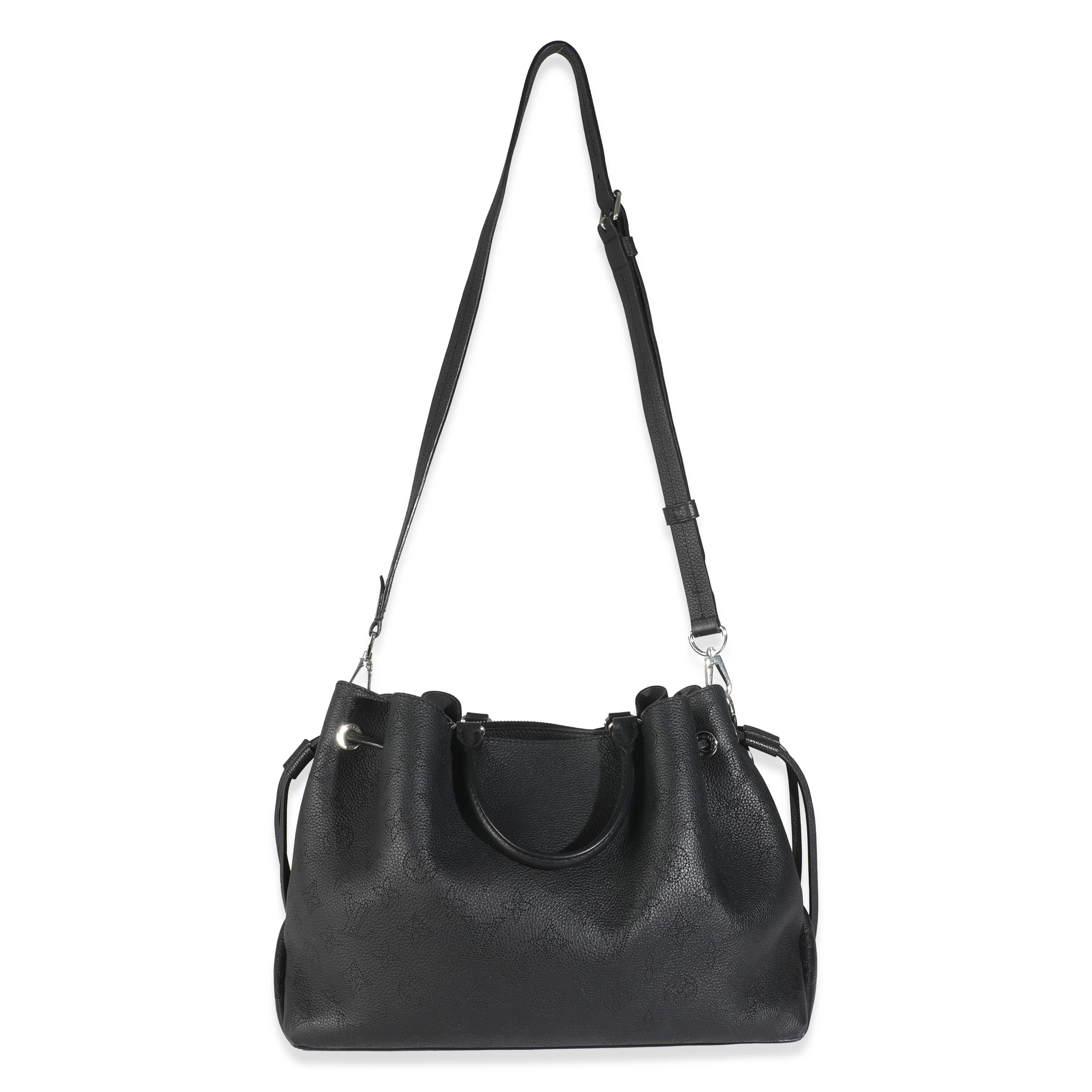 Black Monogram Mahina Bella Tote - Image 9