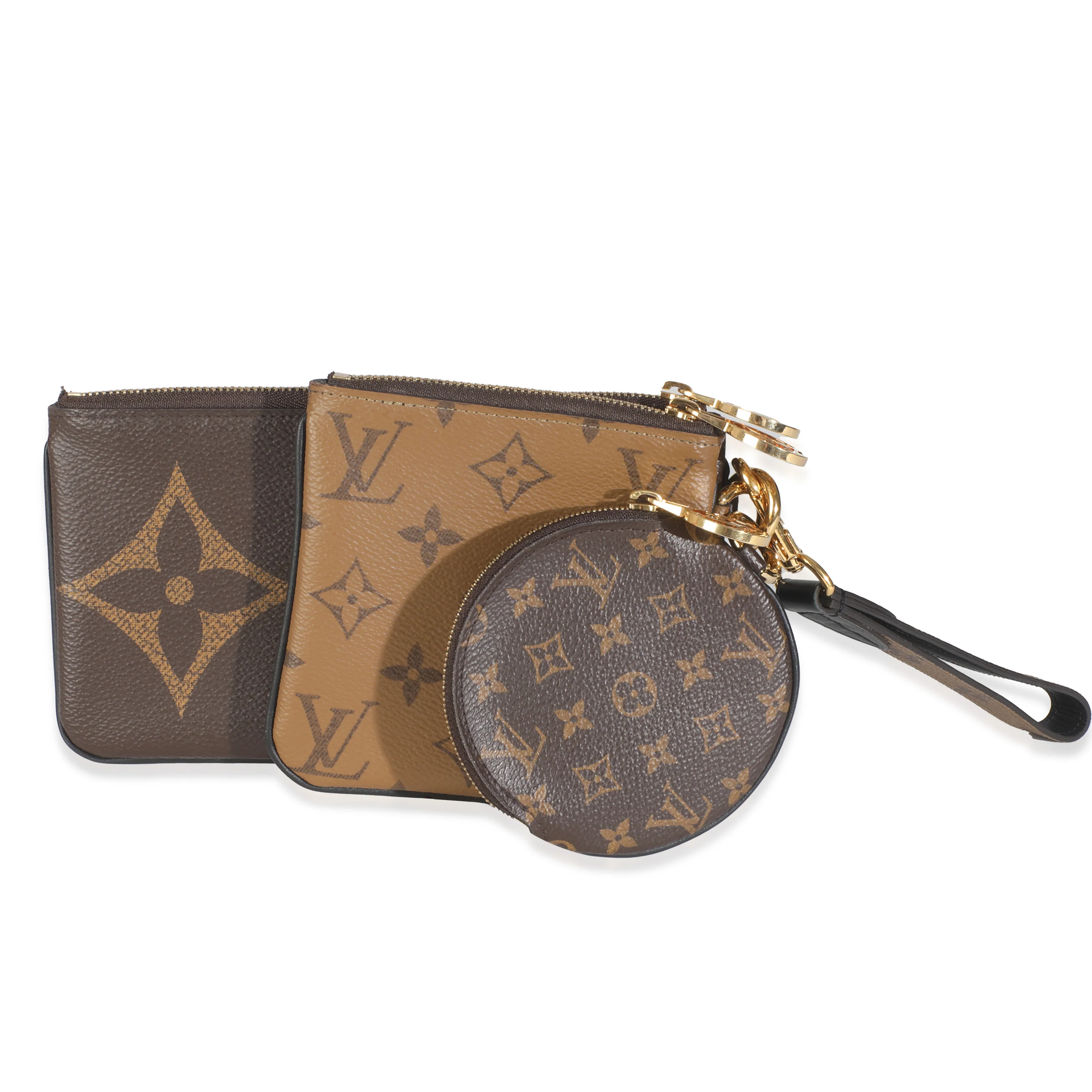 Reverse Monogram Canvas Trio Pochette