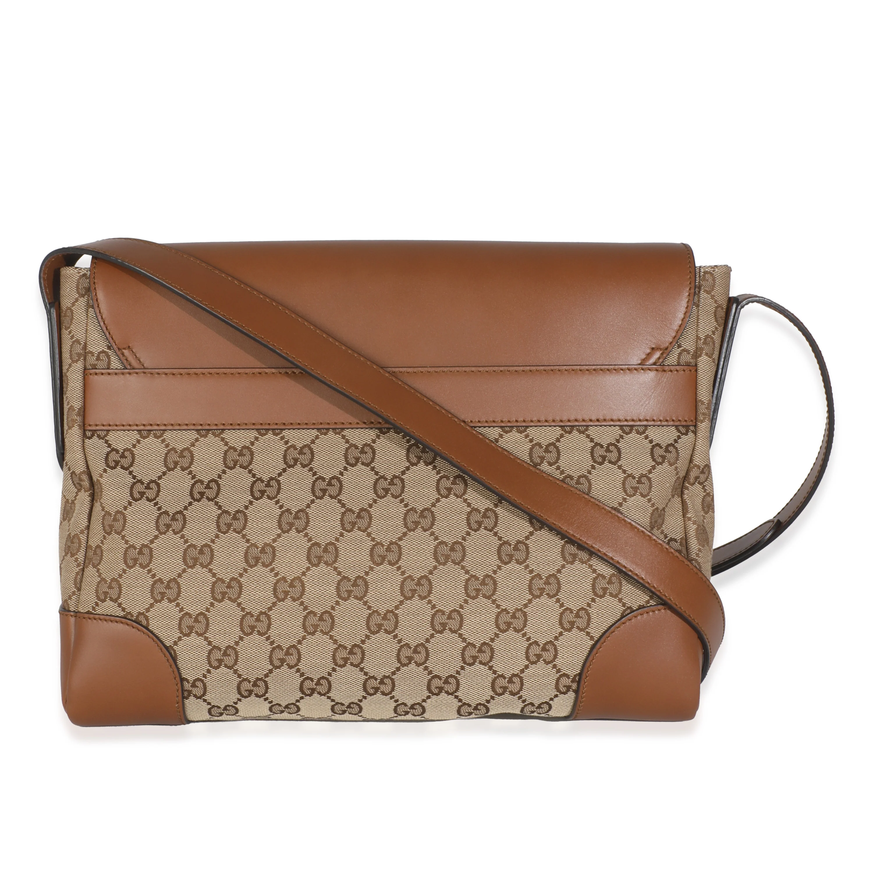 Beige GG Canvas Messenger Bag - Image 4