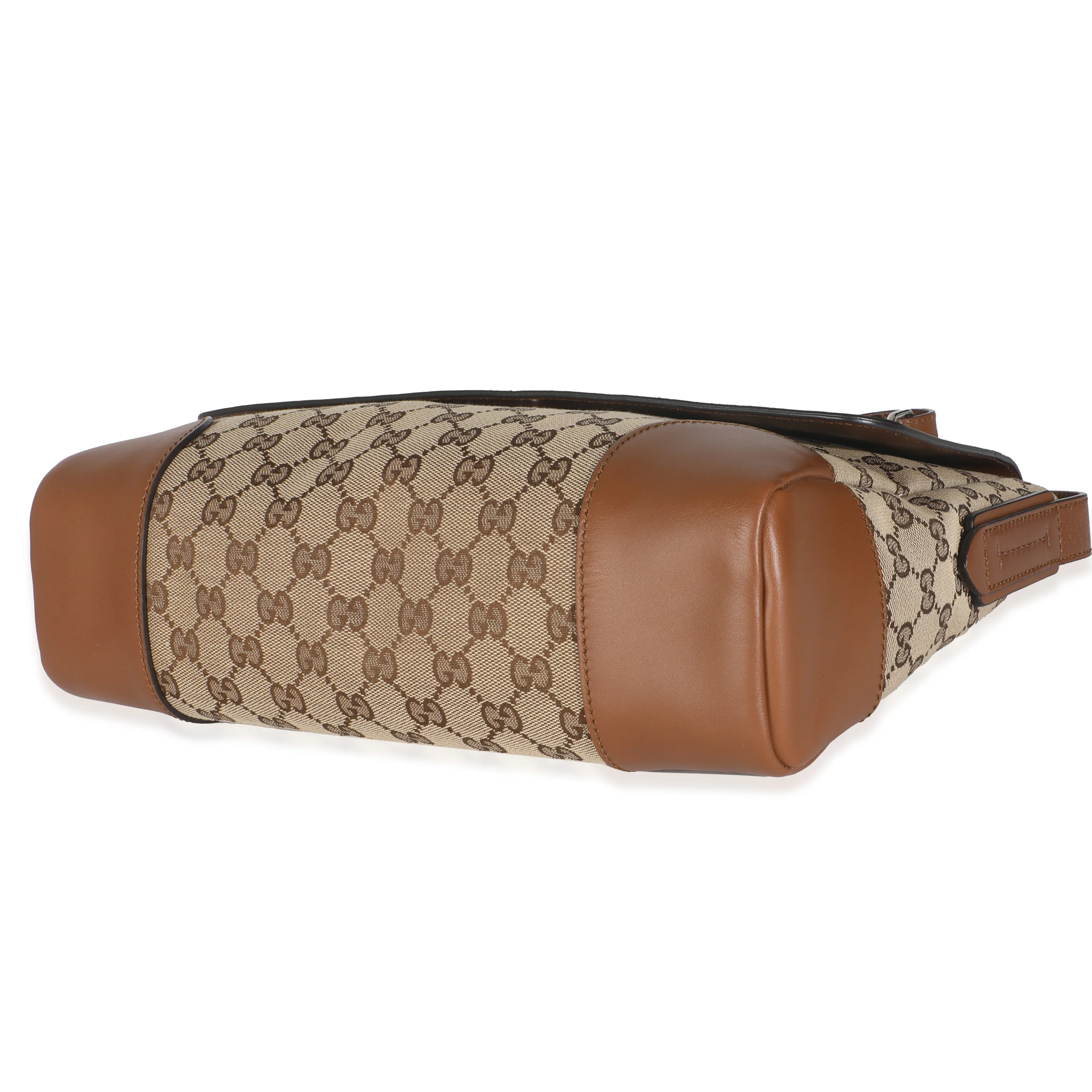 Beige GG Canvas Messenger Bag - Image 7