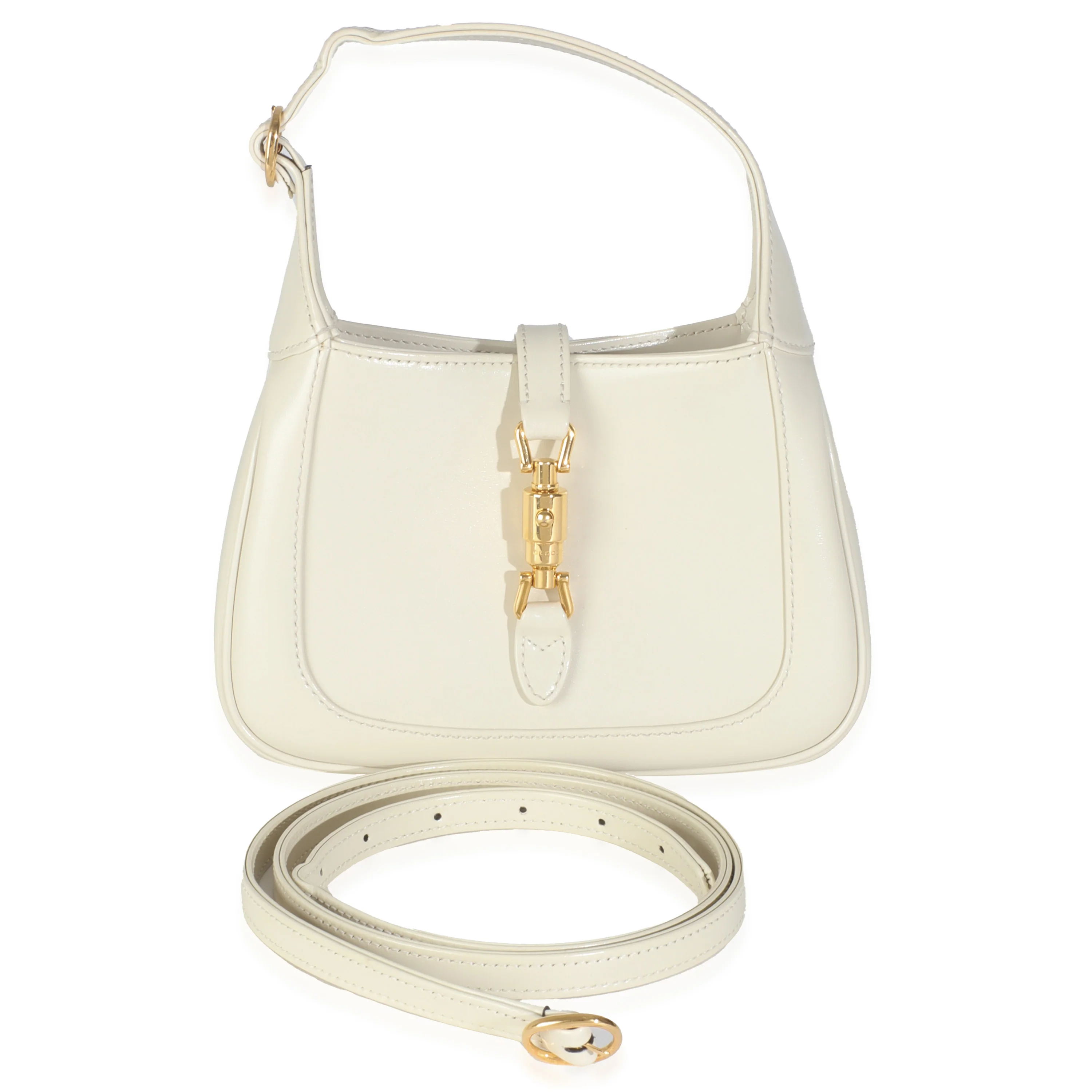 Mystic White Calfskin Mini Jackie 1961 Hobo