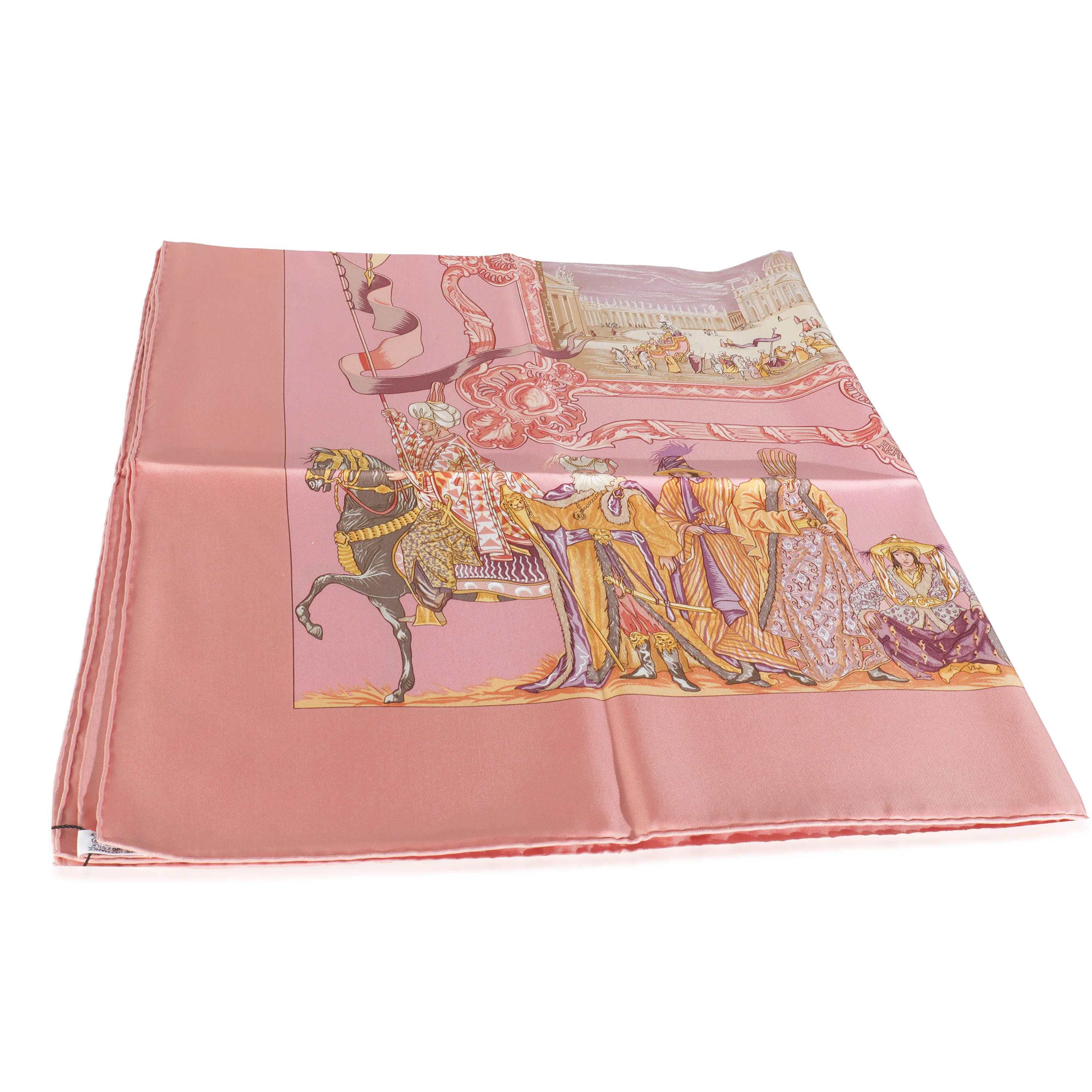 Pink Silk Turqueries en LHonneur Scarf 90 - Image 3