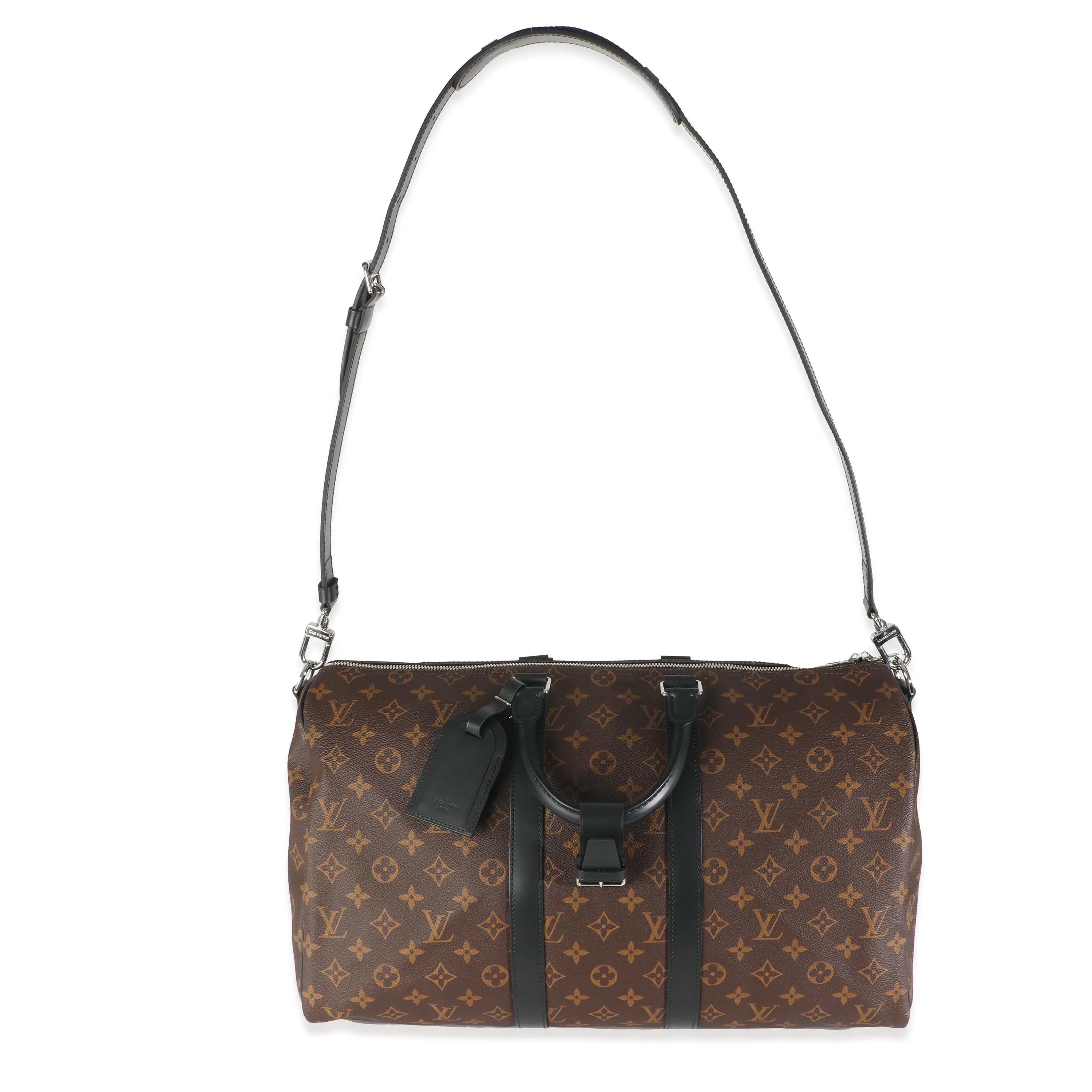 Monogram Maccassar Canvas Keepall Bandouliere 45 - Image 8