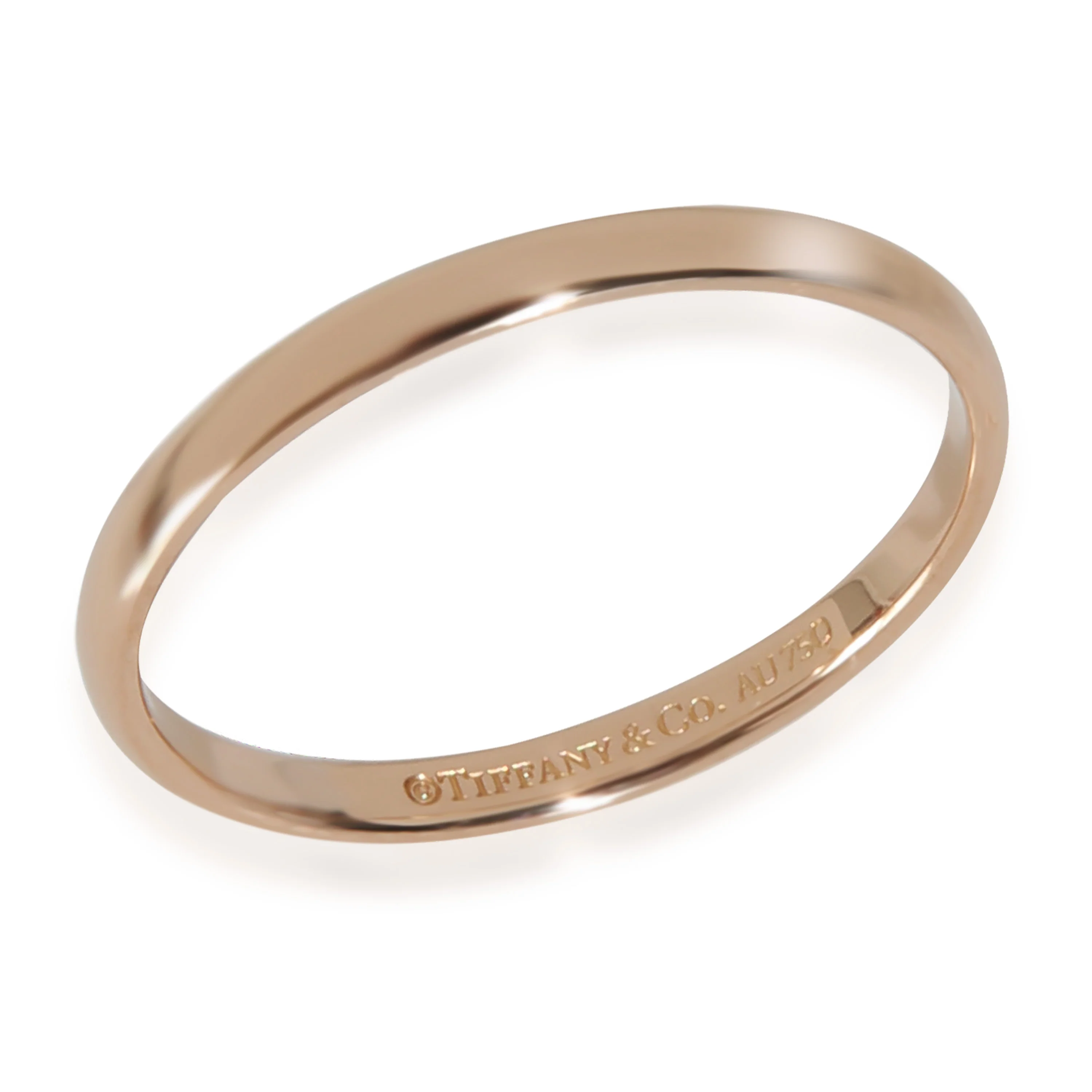 Rose Gold 2mm Tiffany Forever Band - Image 2