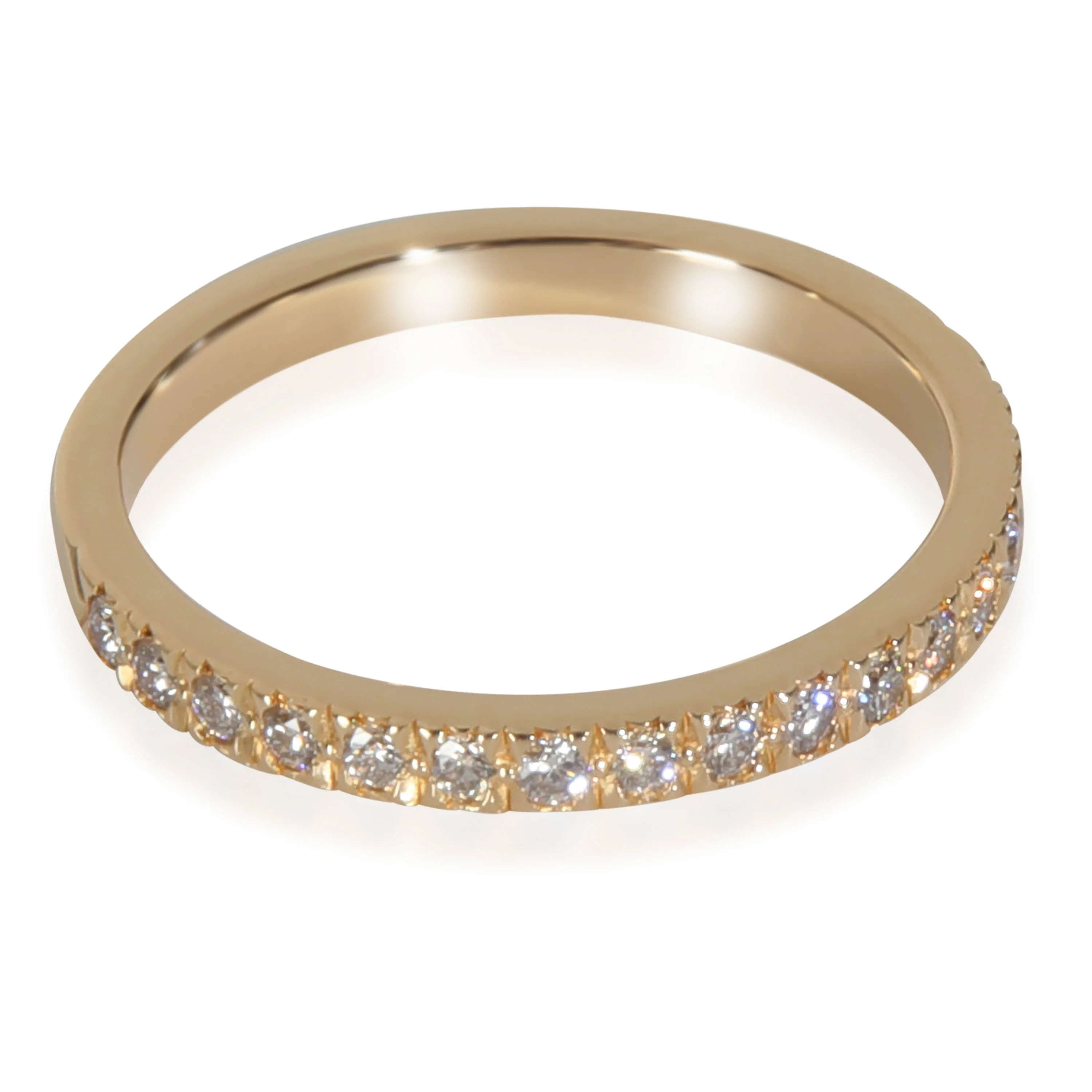 Yellow Gold Diamond Novo Half Eternity Band