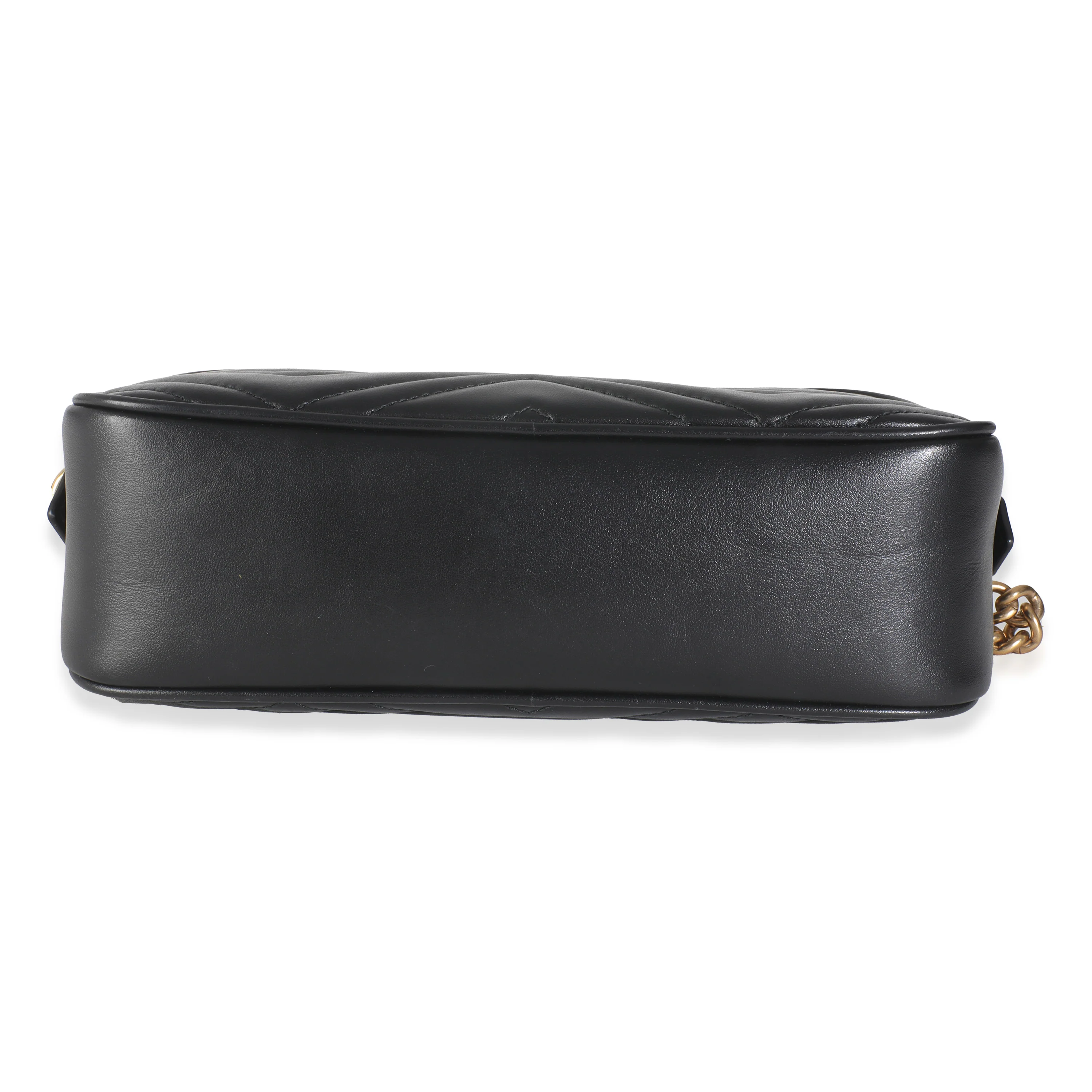 Black Matelasse Calfskin Small Marmont Shoulder Bag - Image 4