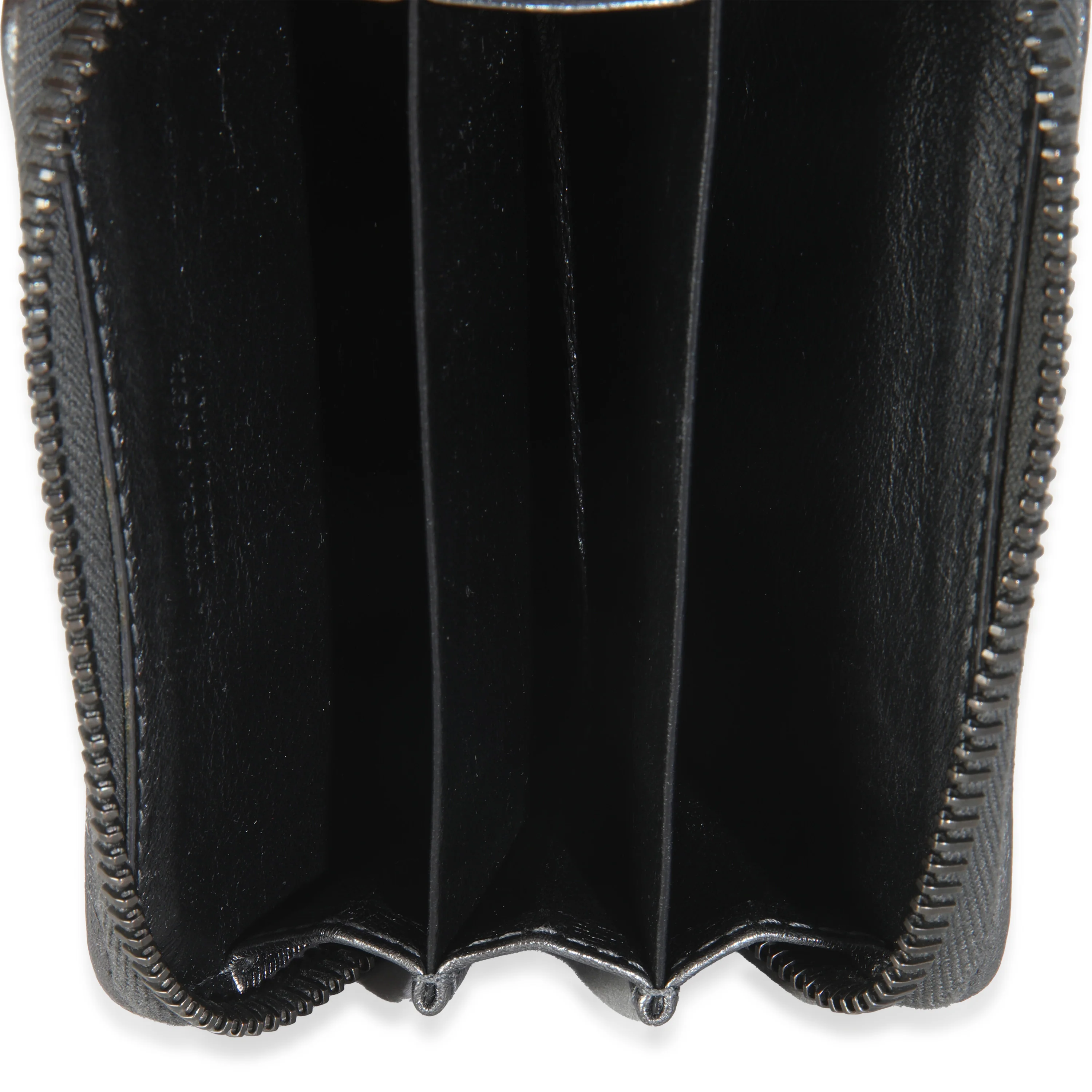 Dark Silver Nappa Intrecciato Card Case - Image 8