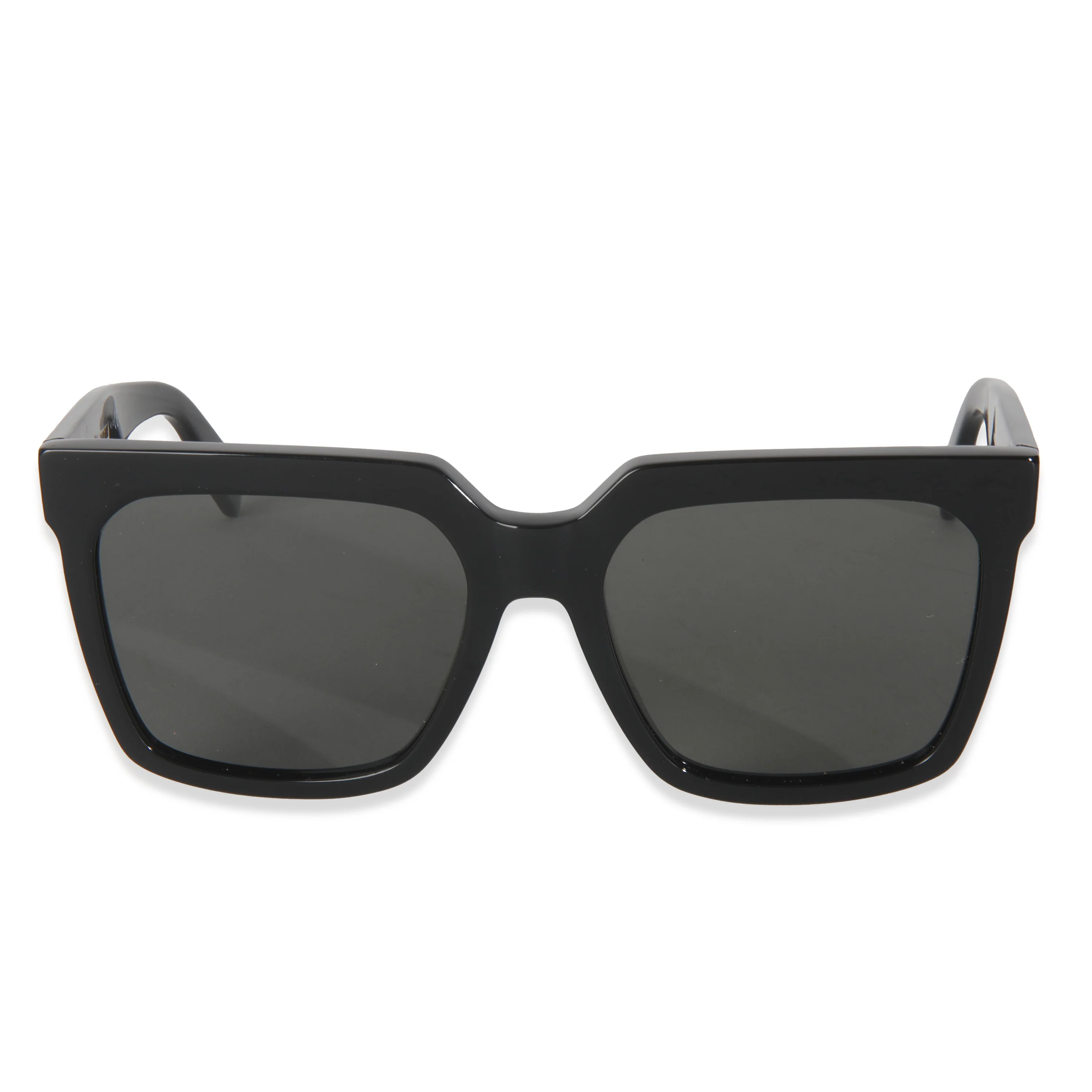 Black Acetate Square Frame Sunglasses