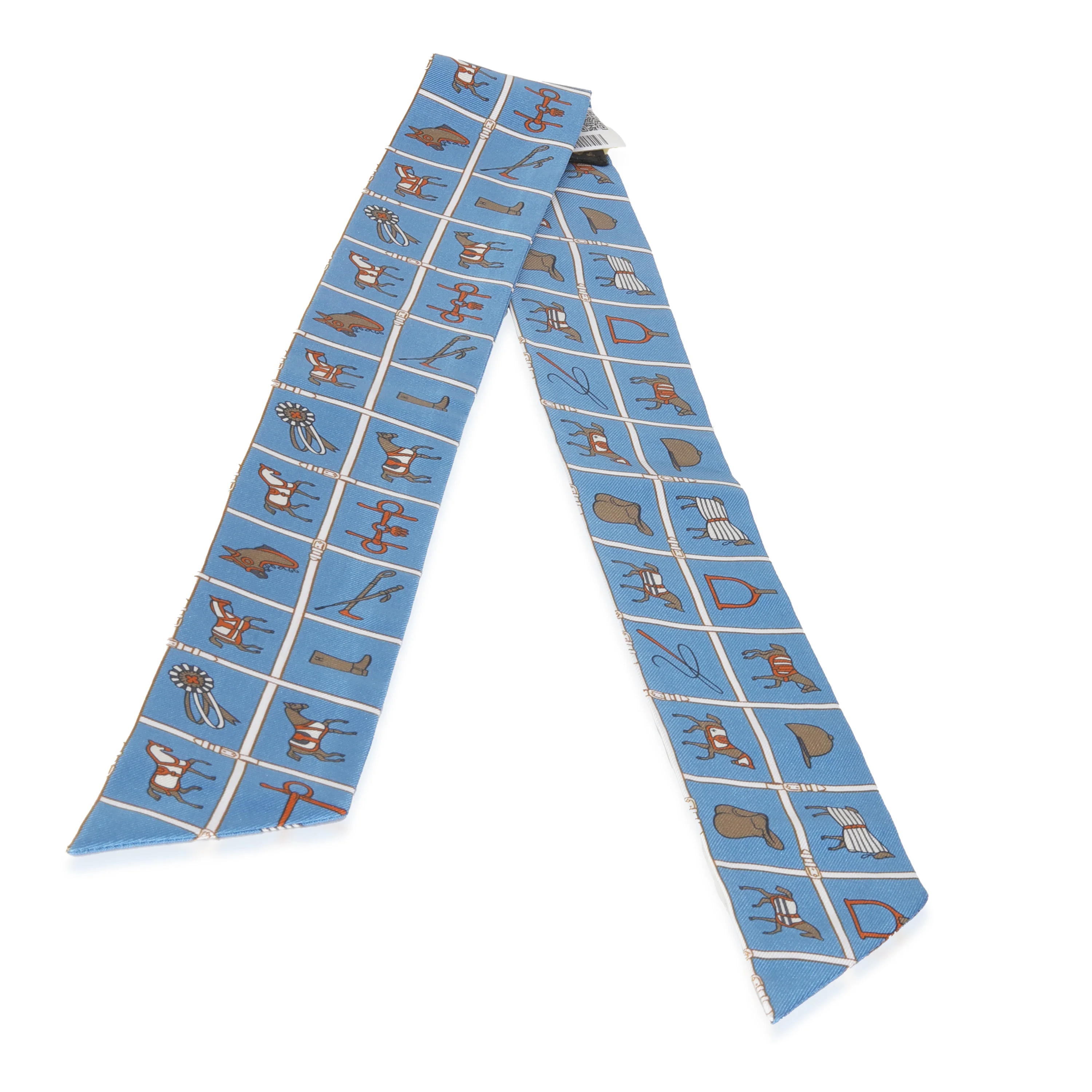 Bleu Moyen Blanc Silk Couvertures Et Tenues Twilly