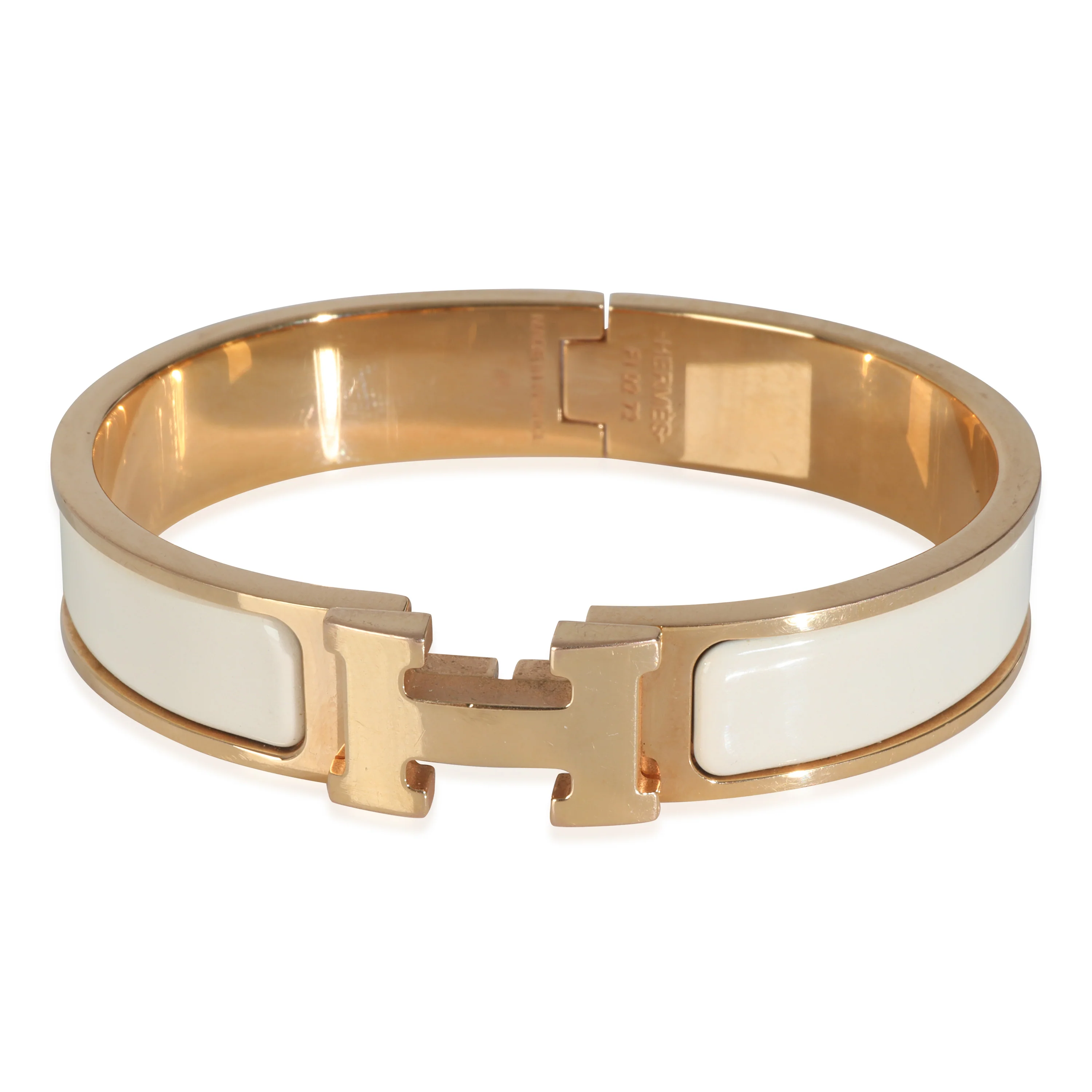Gold-Plated  Clic H Bracelet