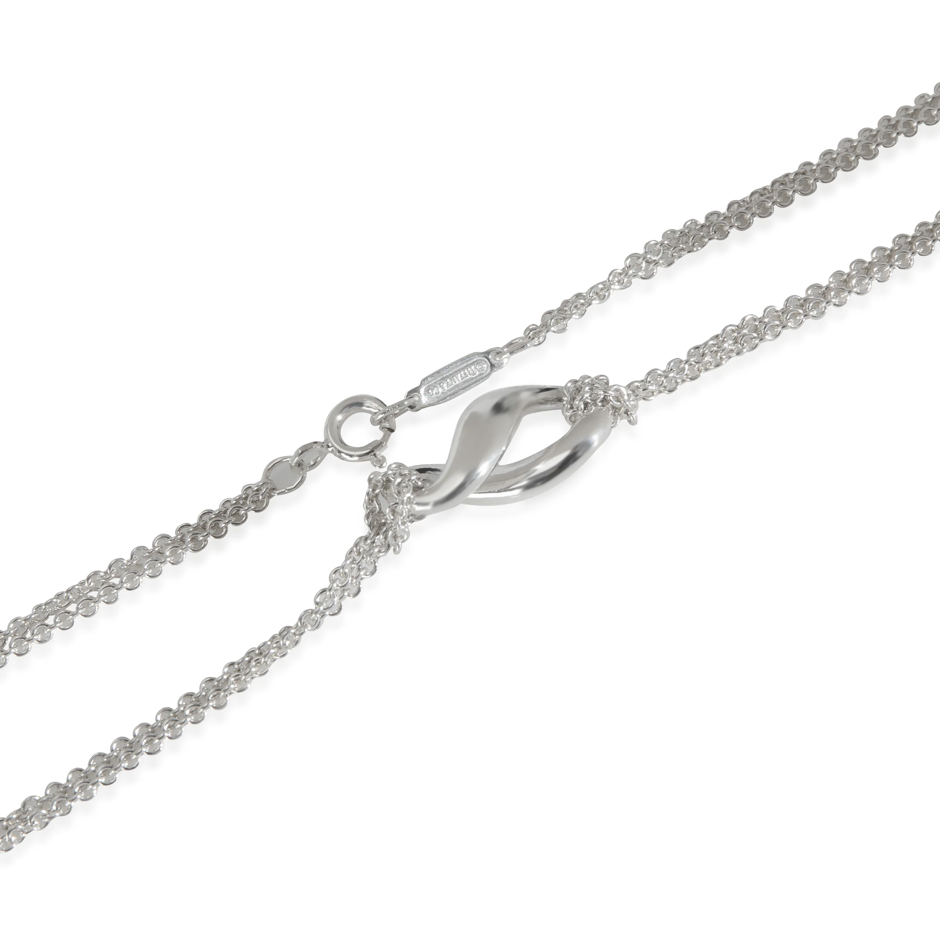 Sterling Silver  Infinity Necklace - Image 3
