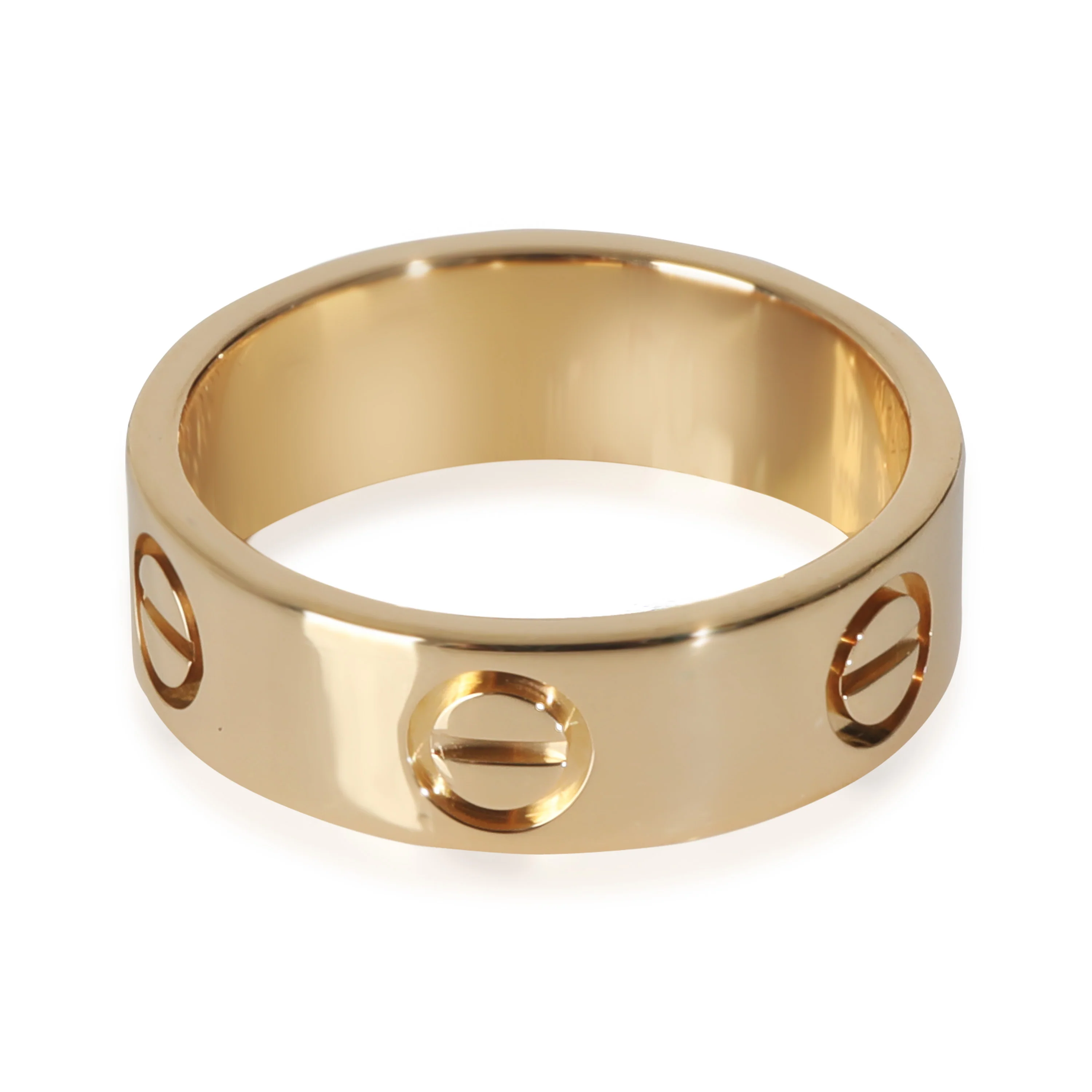 Yellow Gold Love Ring - Image 3