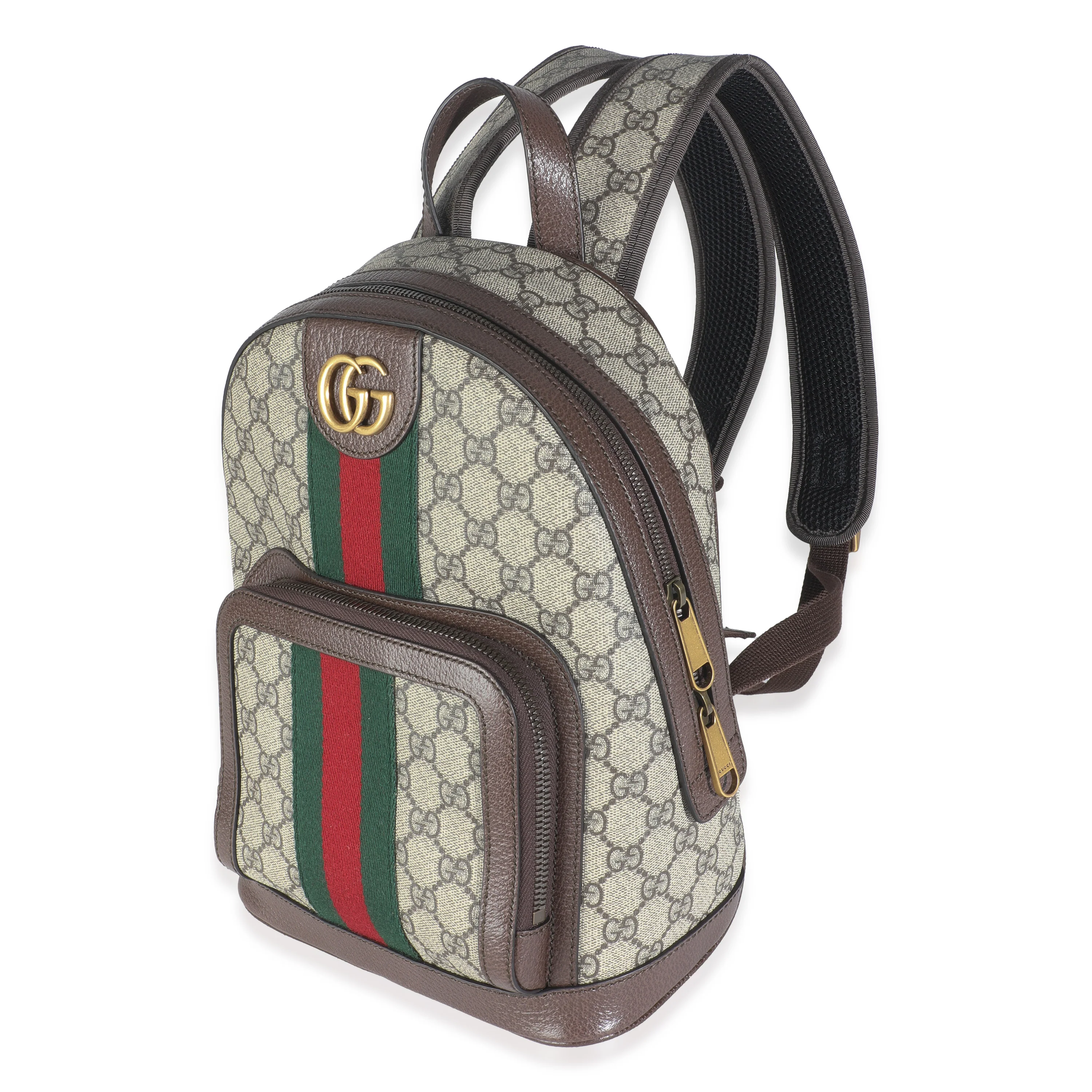 Beige GG Supreme Canvas Small Ophidia Backpack - Image 2