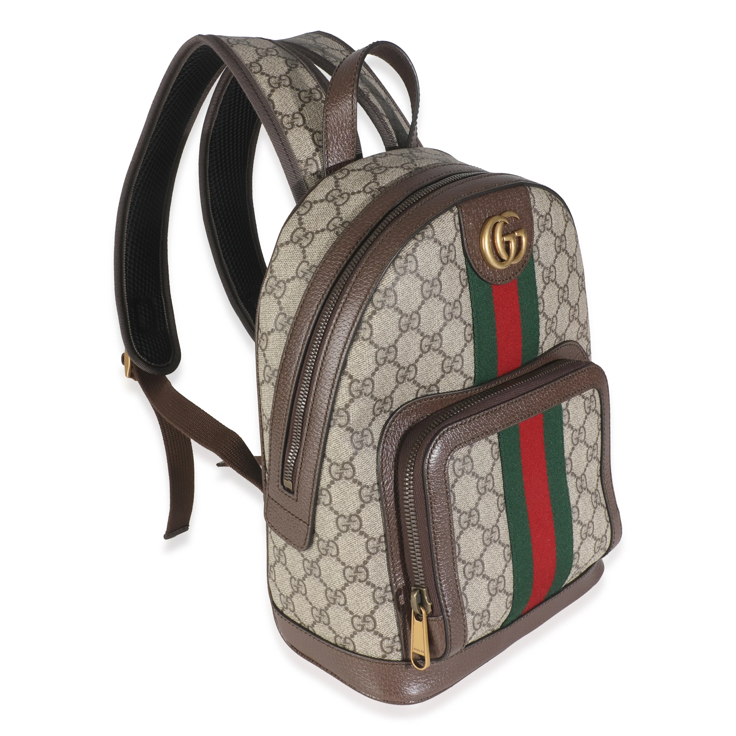 Beige GG Supreme Canvas Small Ophidia Backpack - Image 3