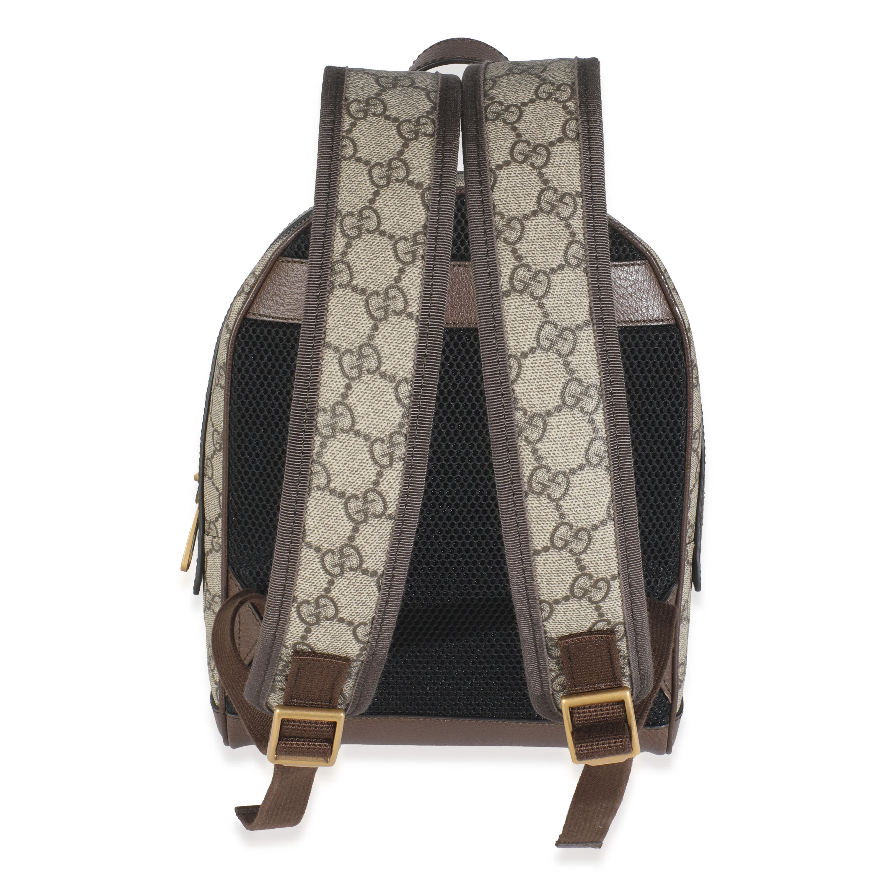 Beige GG Supreme Canvas Small Ophidia Backpack - Image 4