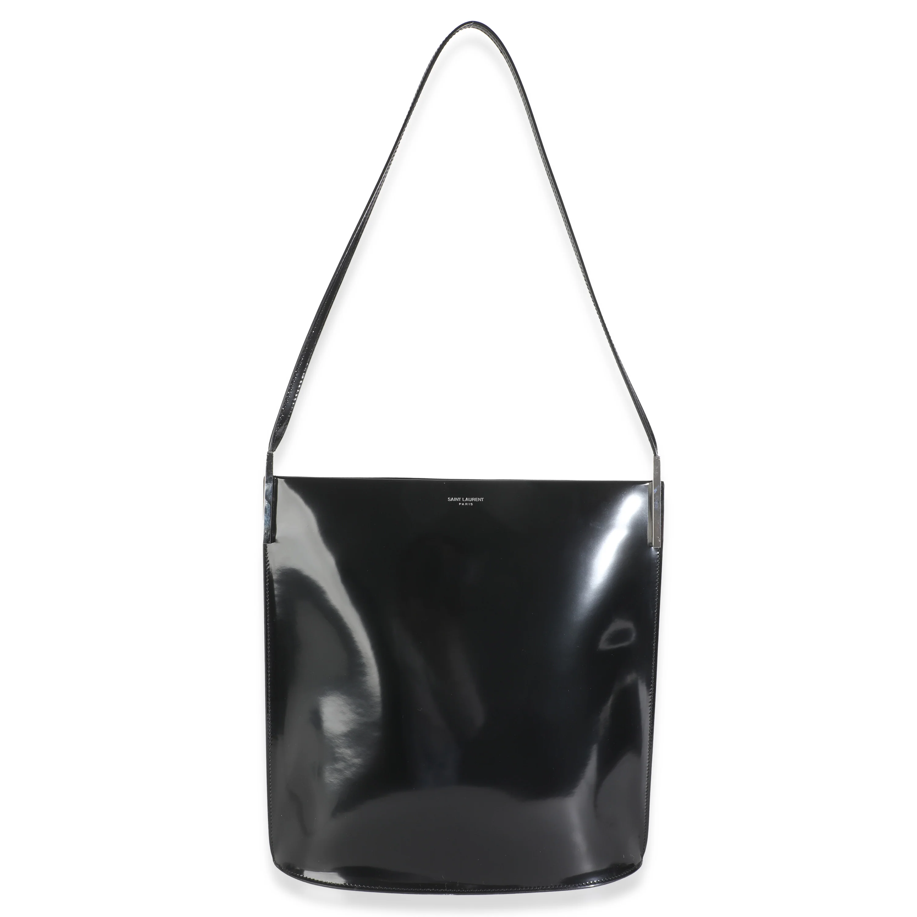 Black Patent Large Suzanne Shoulder Bag