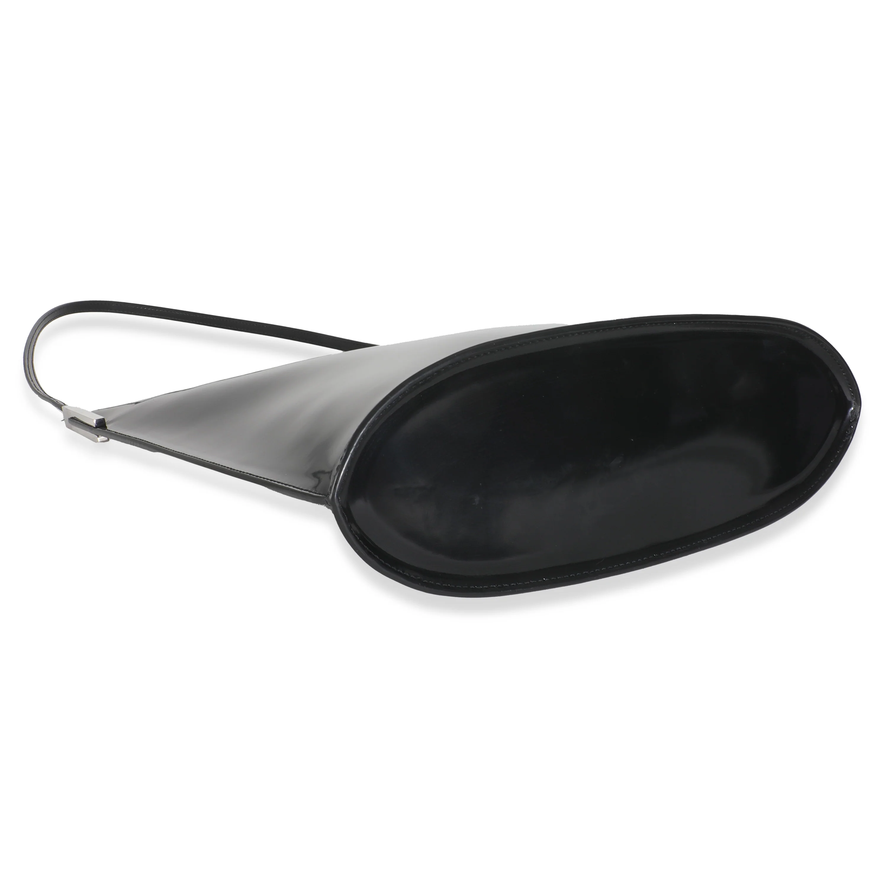 Black Patent Large Suzanne Shoulder Bag - Image 7