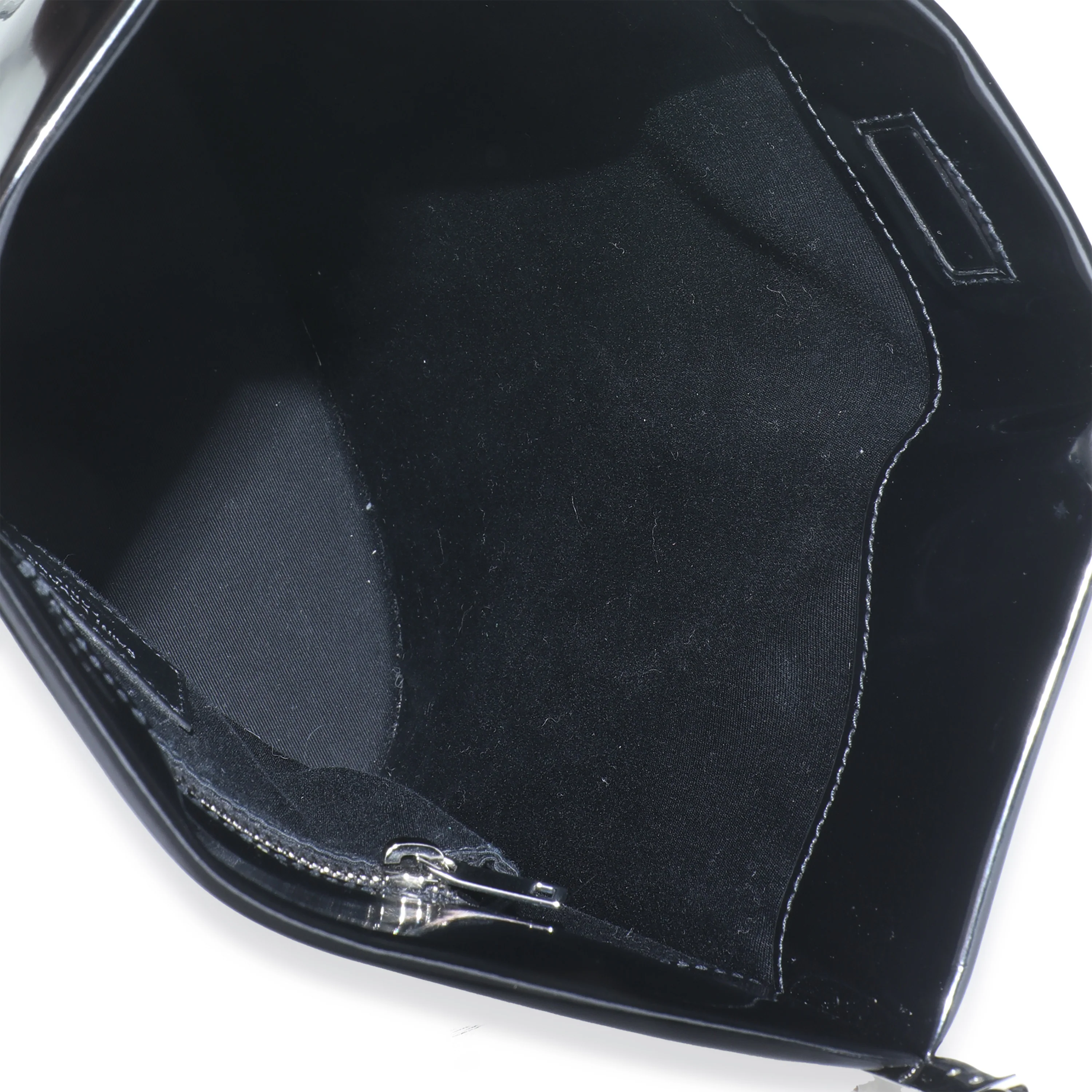 Black Patent Large Suzanne Shoulder Bag - Image 8