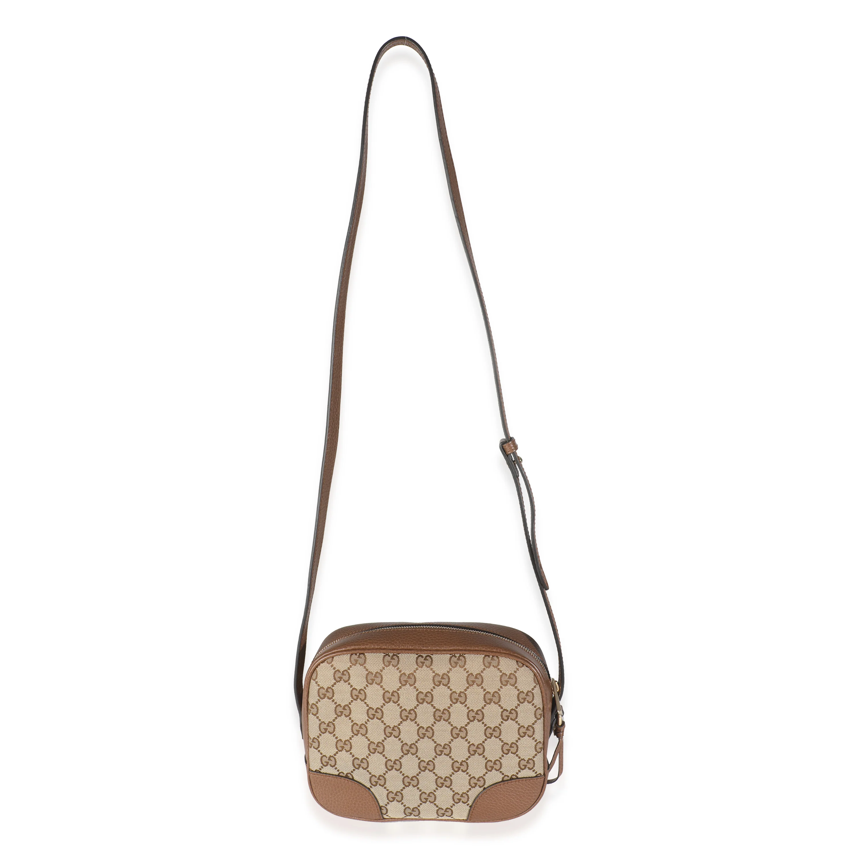 Beige Tobacco GG Canvas Mini Bree Messenger Bag - Image 8