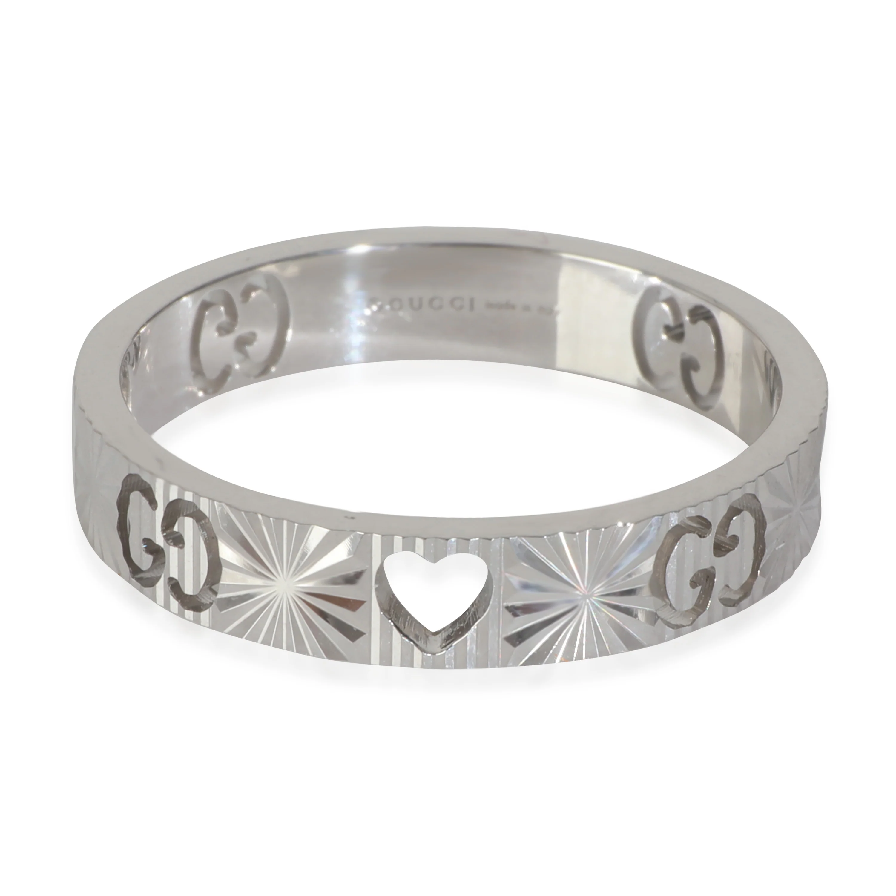 White Gold  Icon Ring