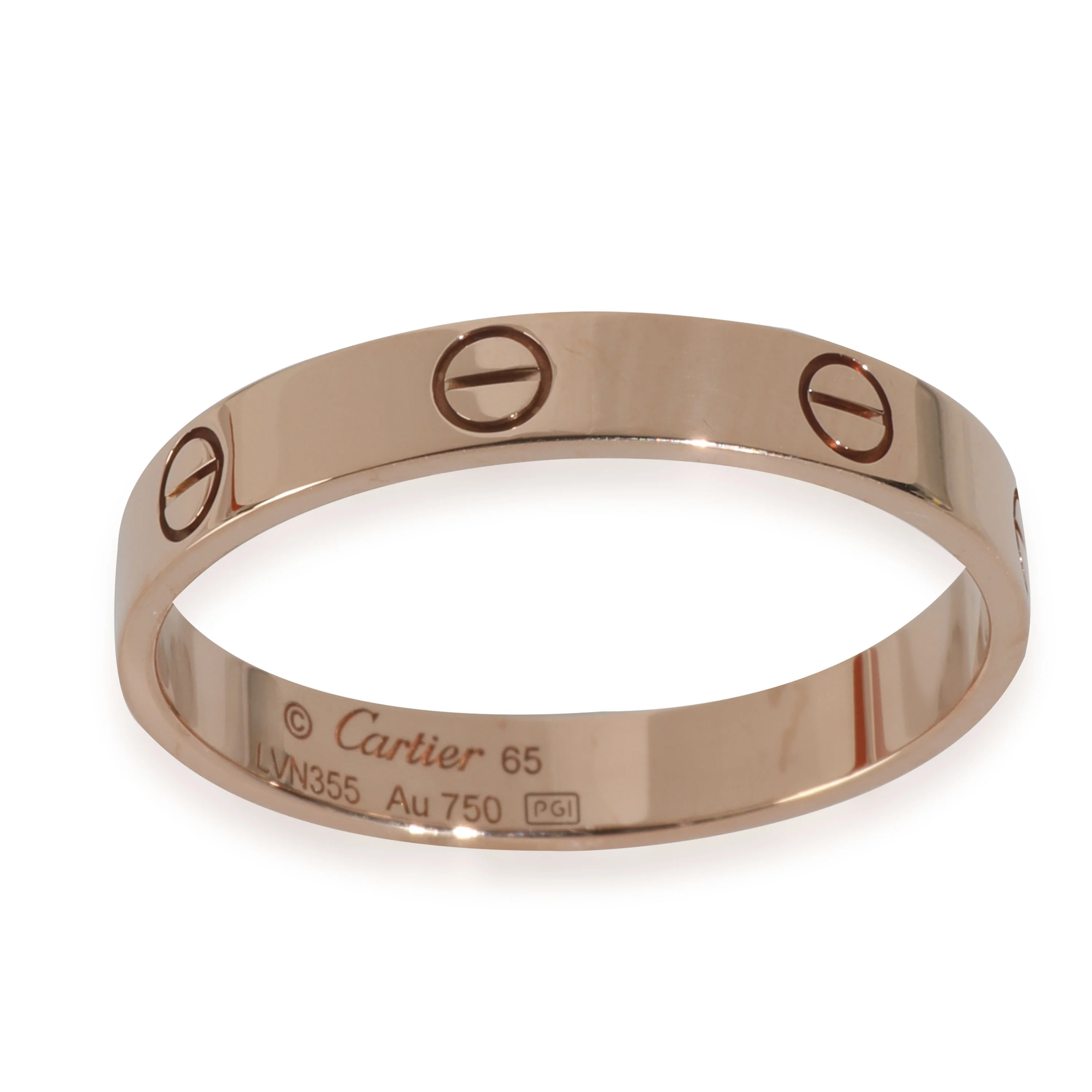 Rose Gold Small Model Love Ring - Image 3