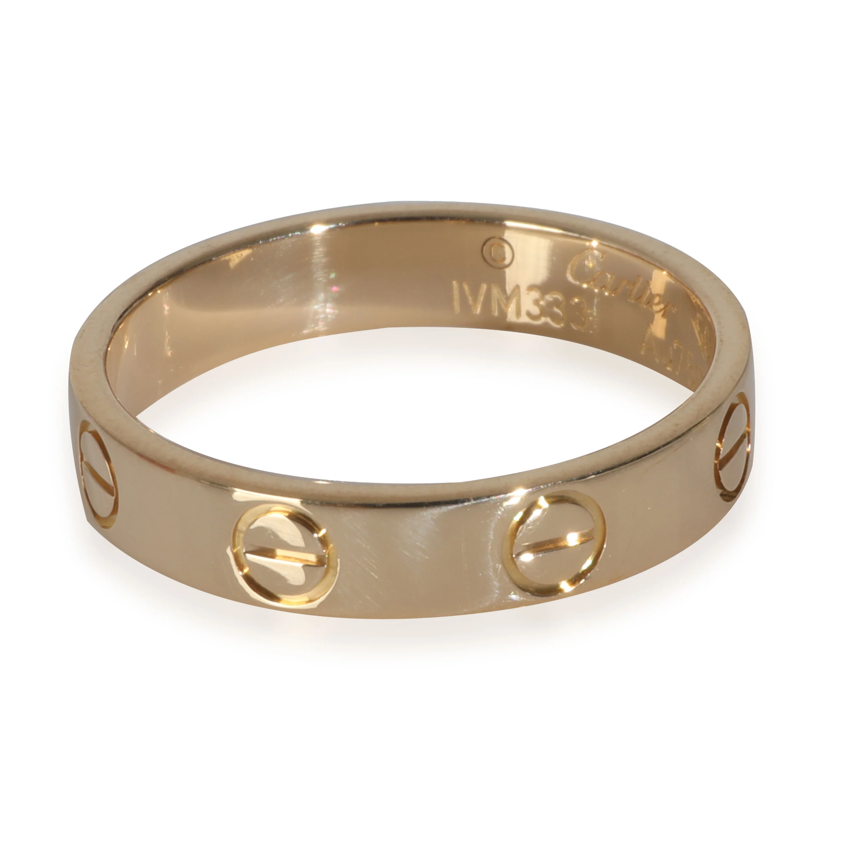 Yellow Gold Small Model Love Ring - Image 2