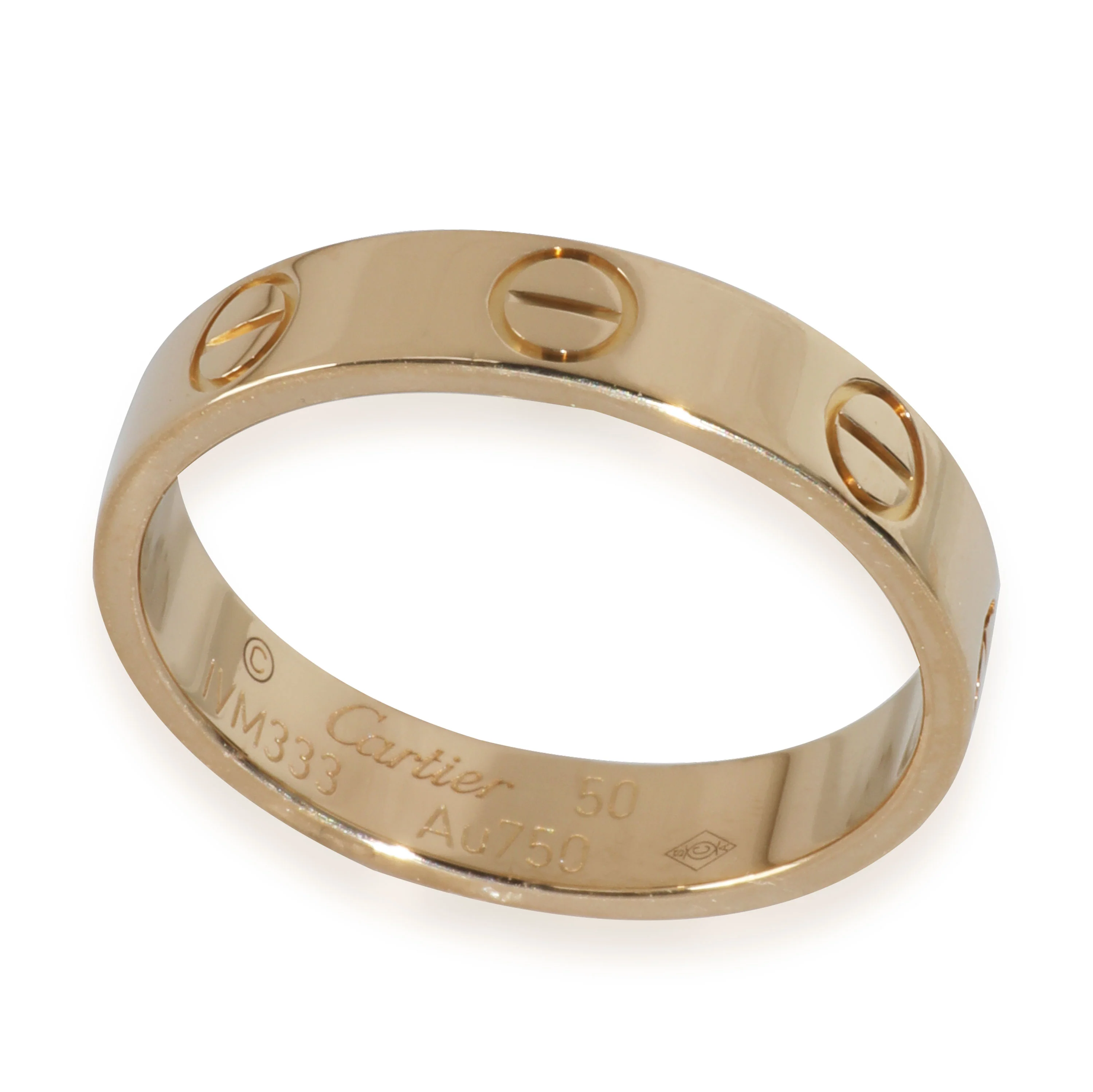 Yellow Gold Small Model Love Ring - Image 3