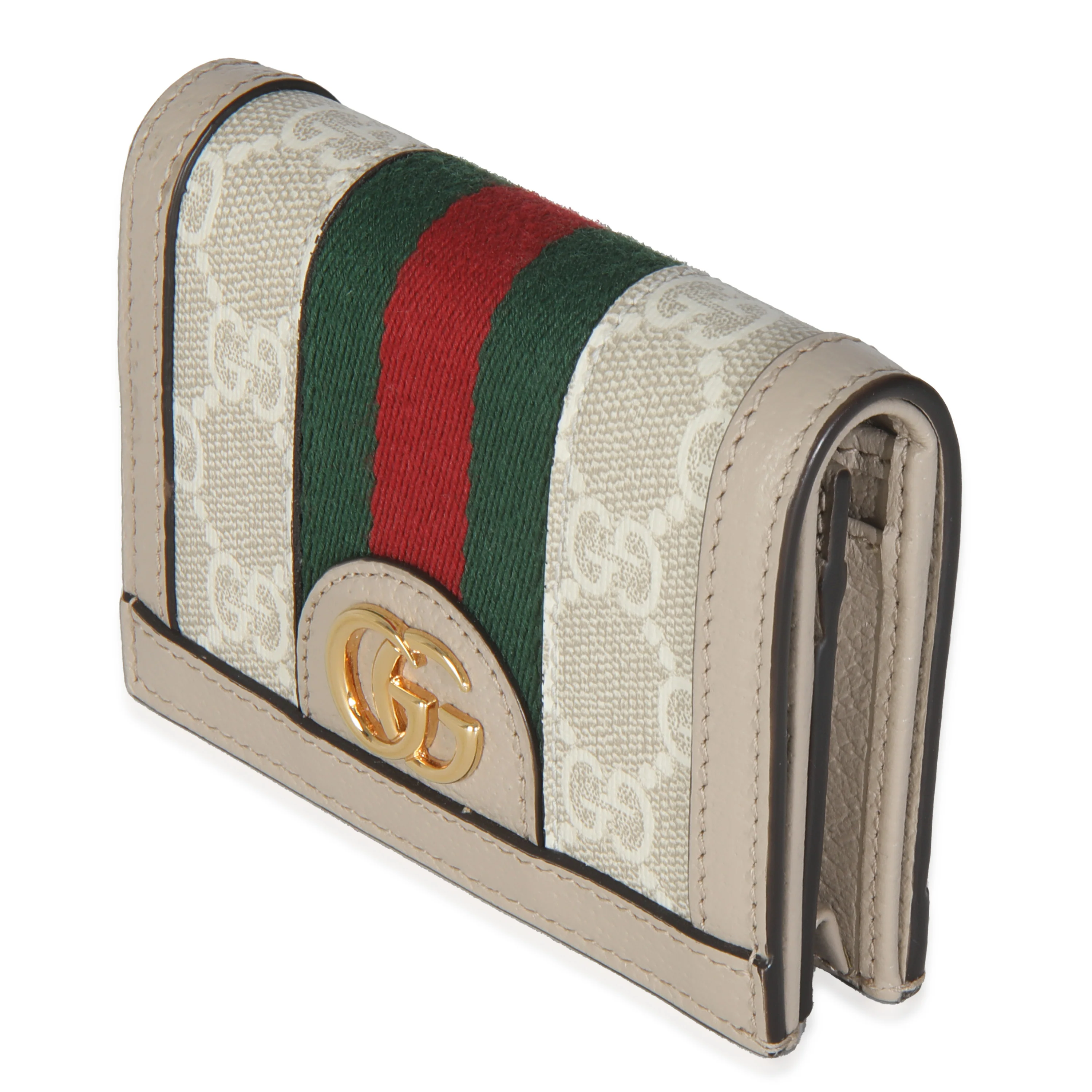 White GG Supreme Canvas Canvas Ophidia Wallet - Image 2