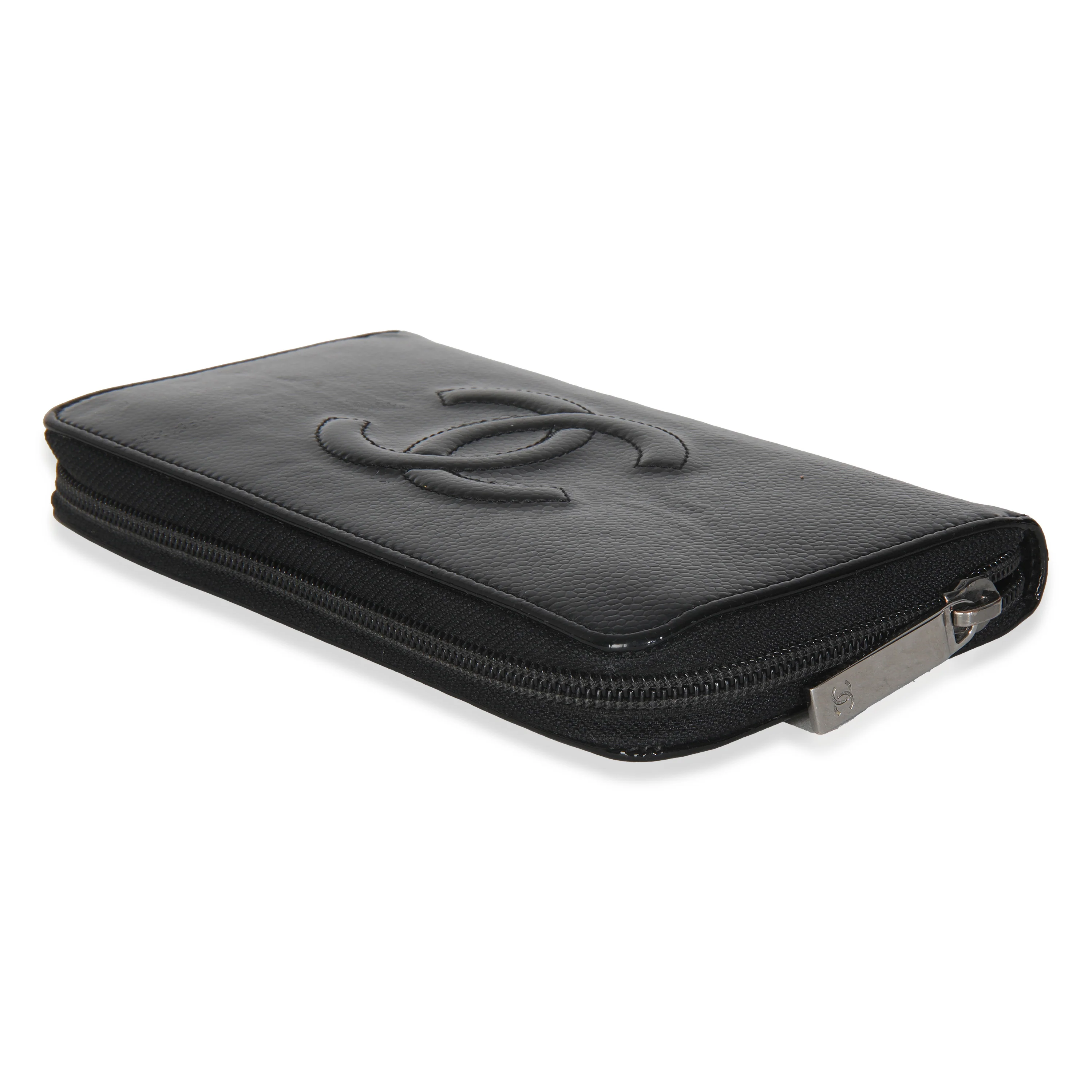 Black Patent Coco Mark Long Wallet - Image 6