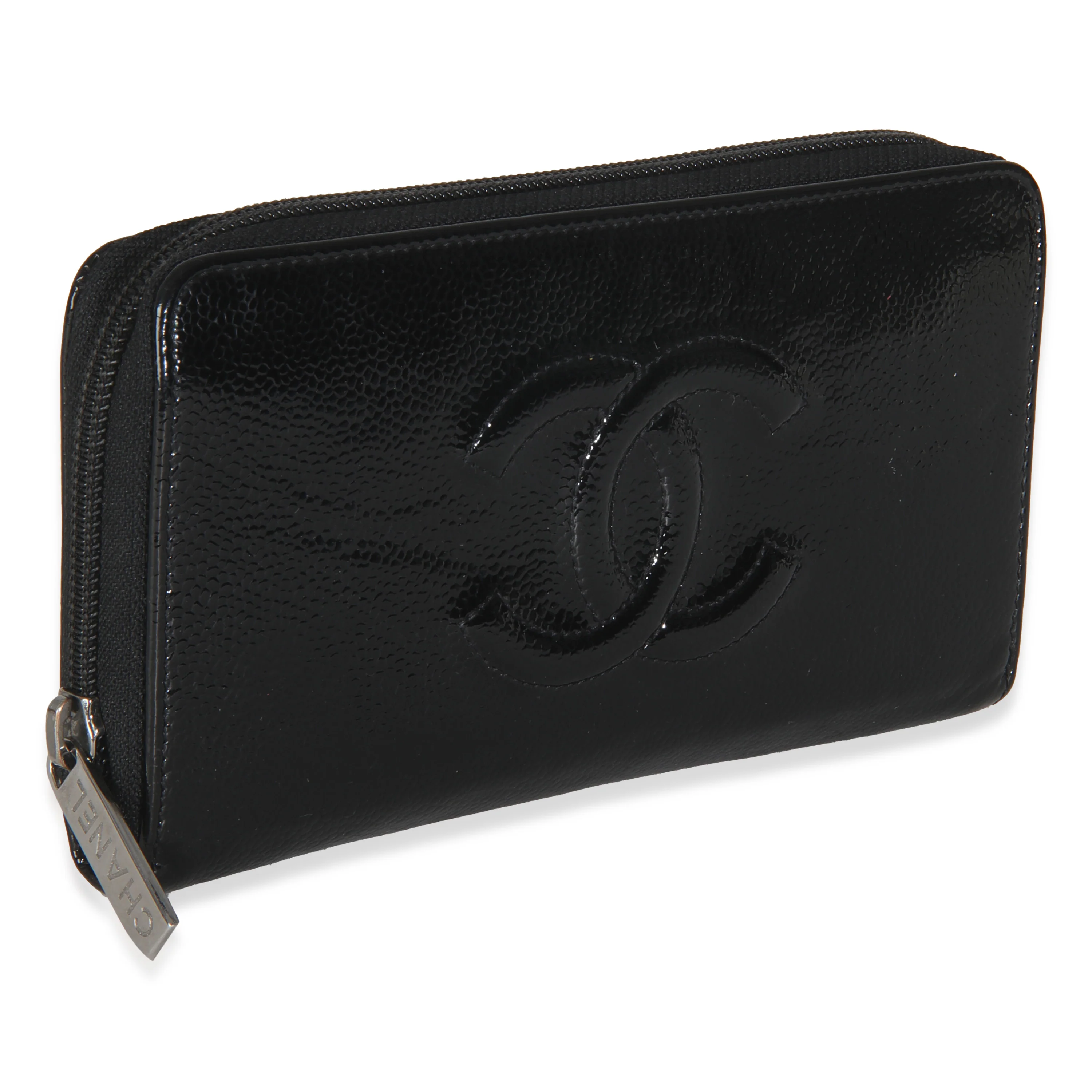 Black Patent Coco Mark Long Wallet - Image 8