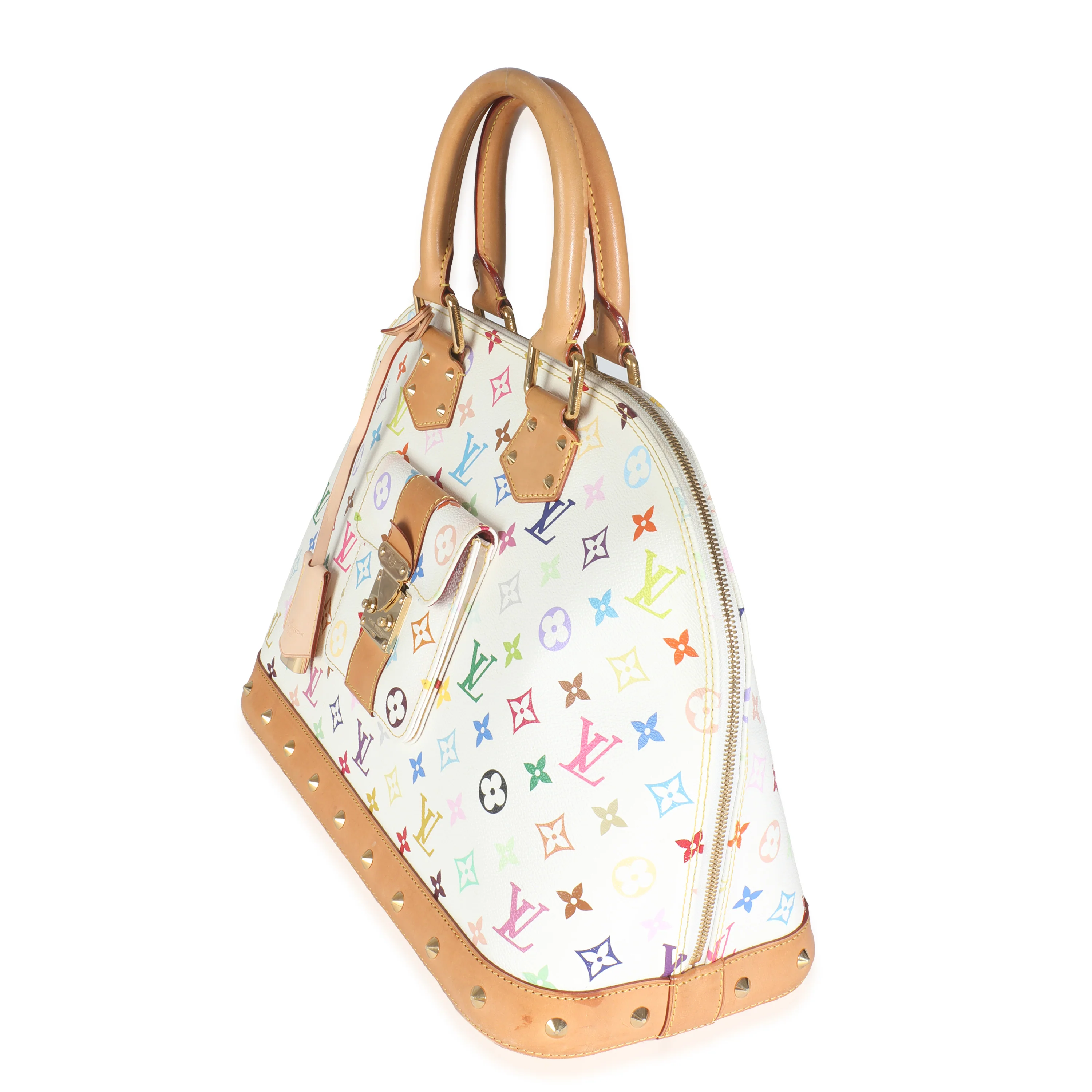 x Murakami White Multicolor Monogram Canvas Alma GM - Image 2
