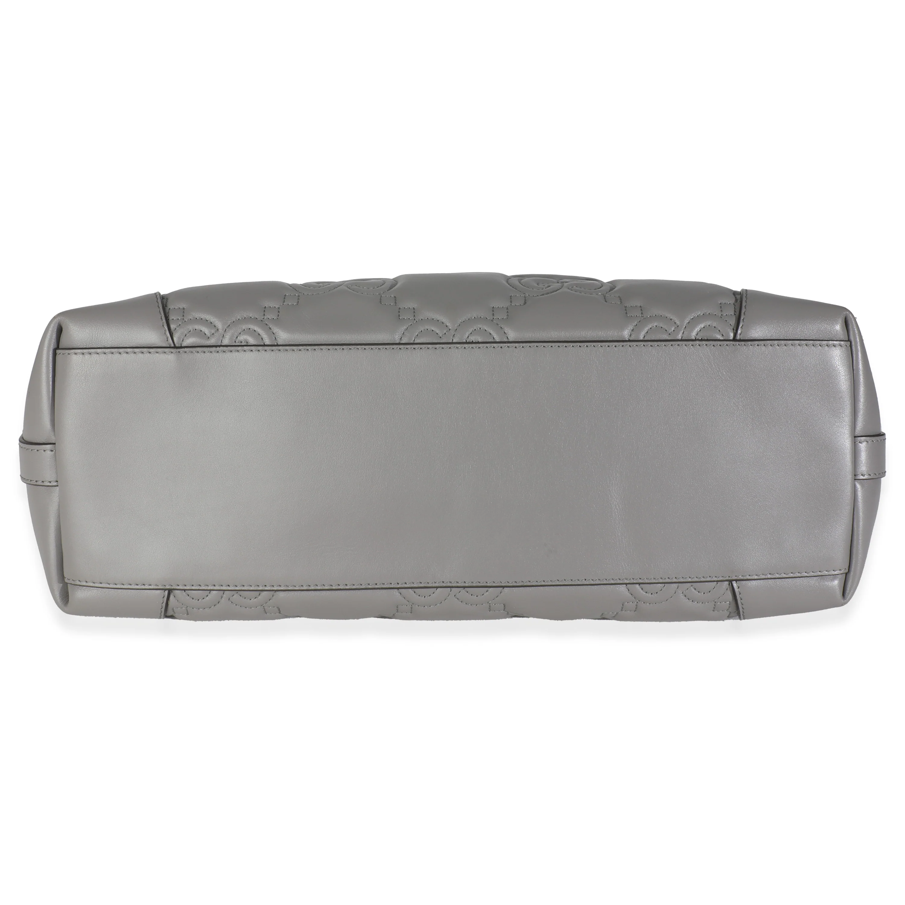 Grey GG Matelasse Calfskin Medium Ophidia Tote - Image 4