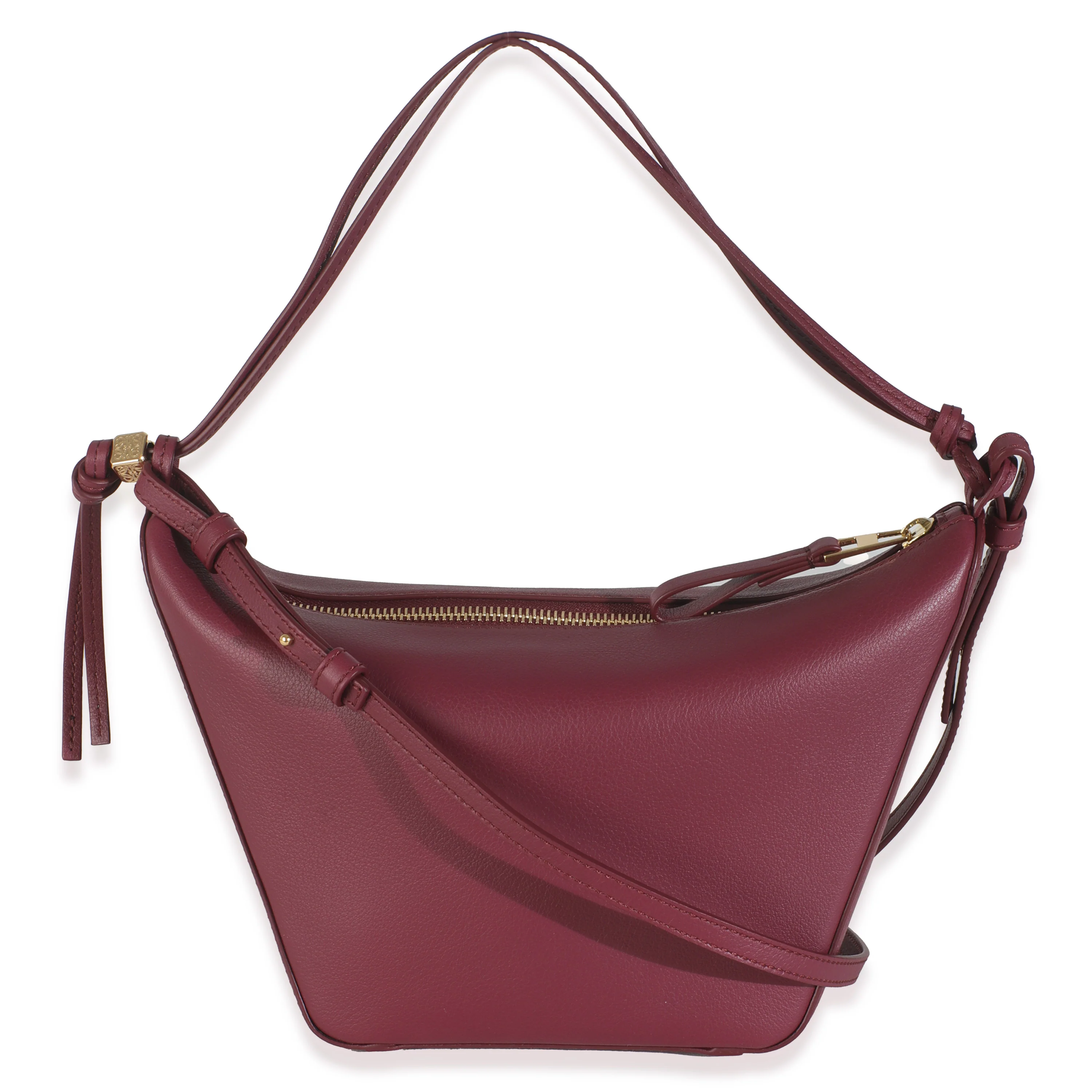 Crimson Calfskin Mini Hammock Hobo - Image 3