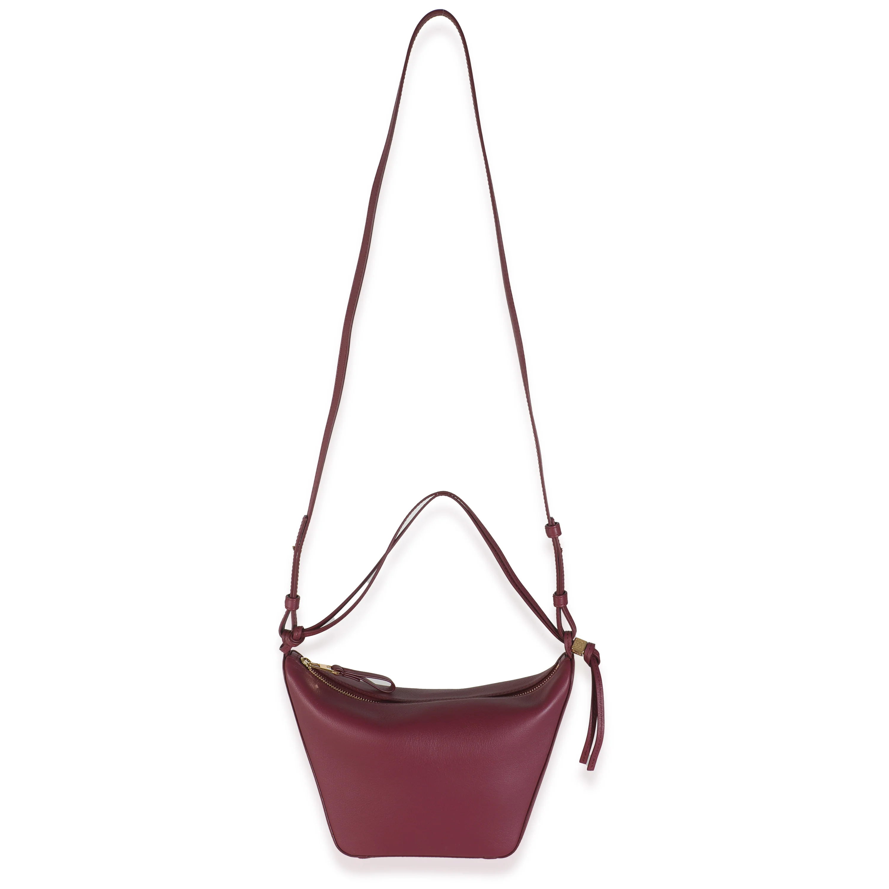 Crimson Calfskin Mini Hammock Hobo - Image 4