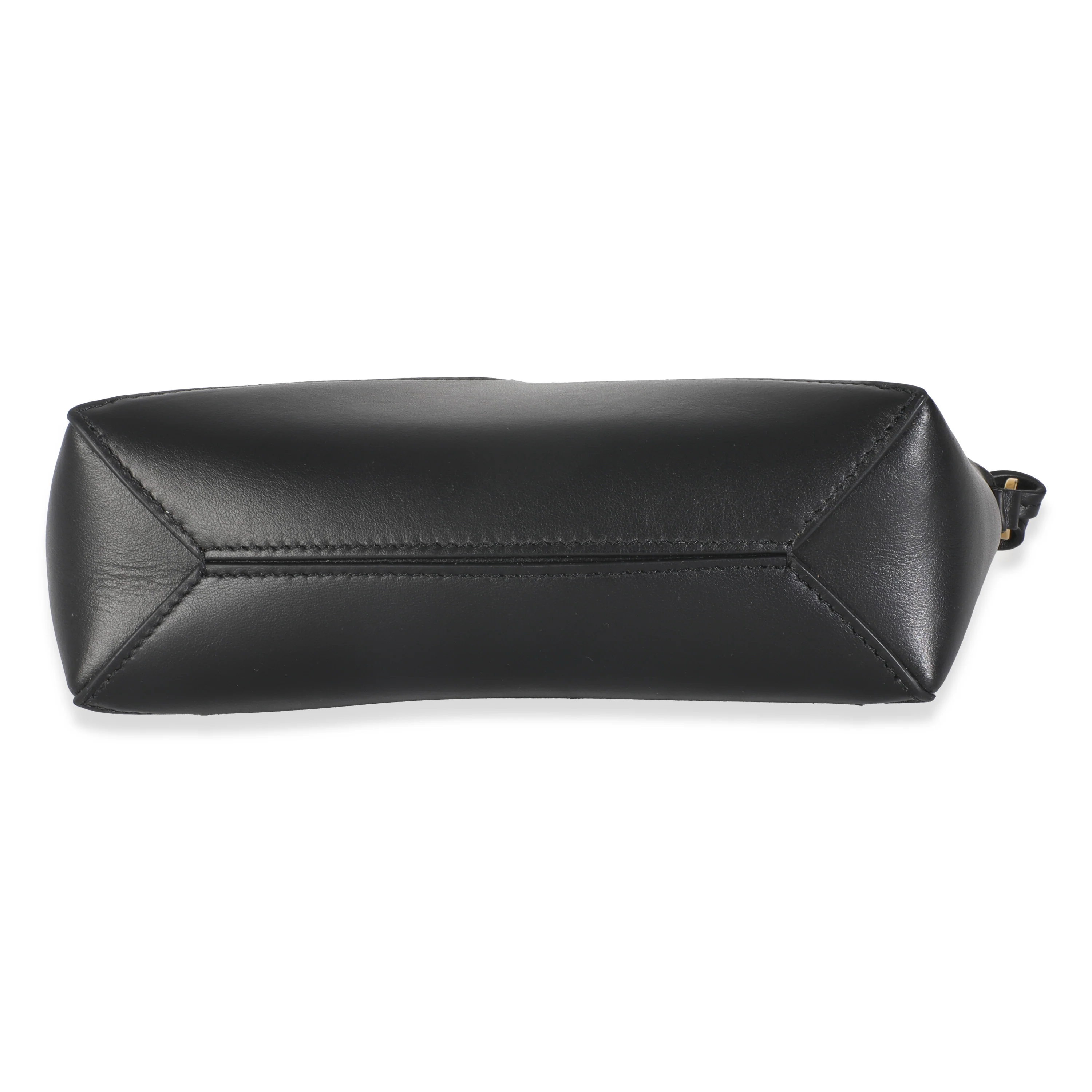 Black Calfskin Puzzle Fold Pouch - Image 4