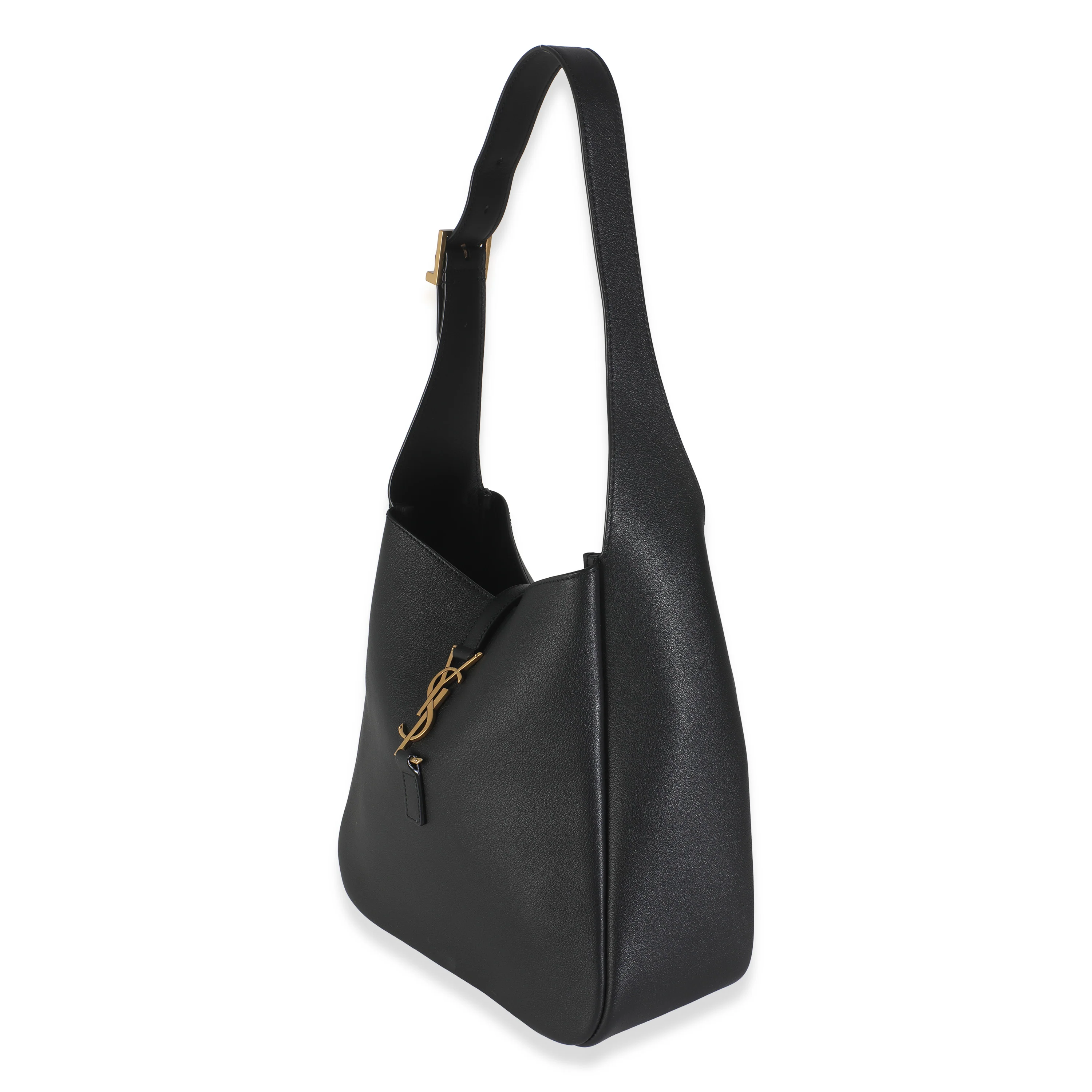 Black Smooth Calfskin Small Le 5 A 7 Soft Hobo - Image 2