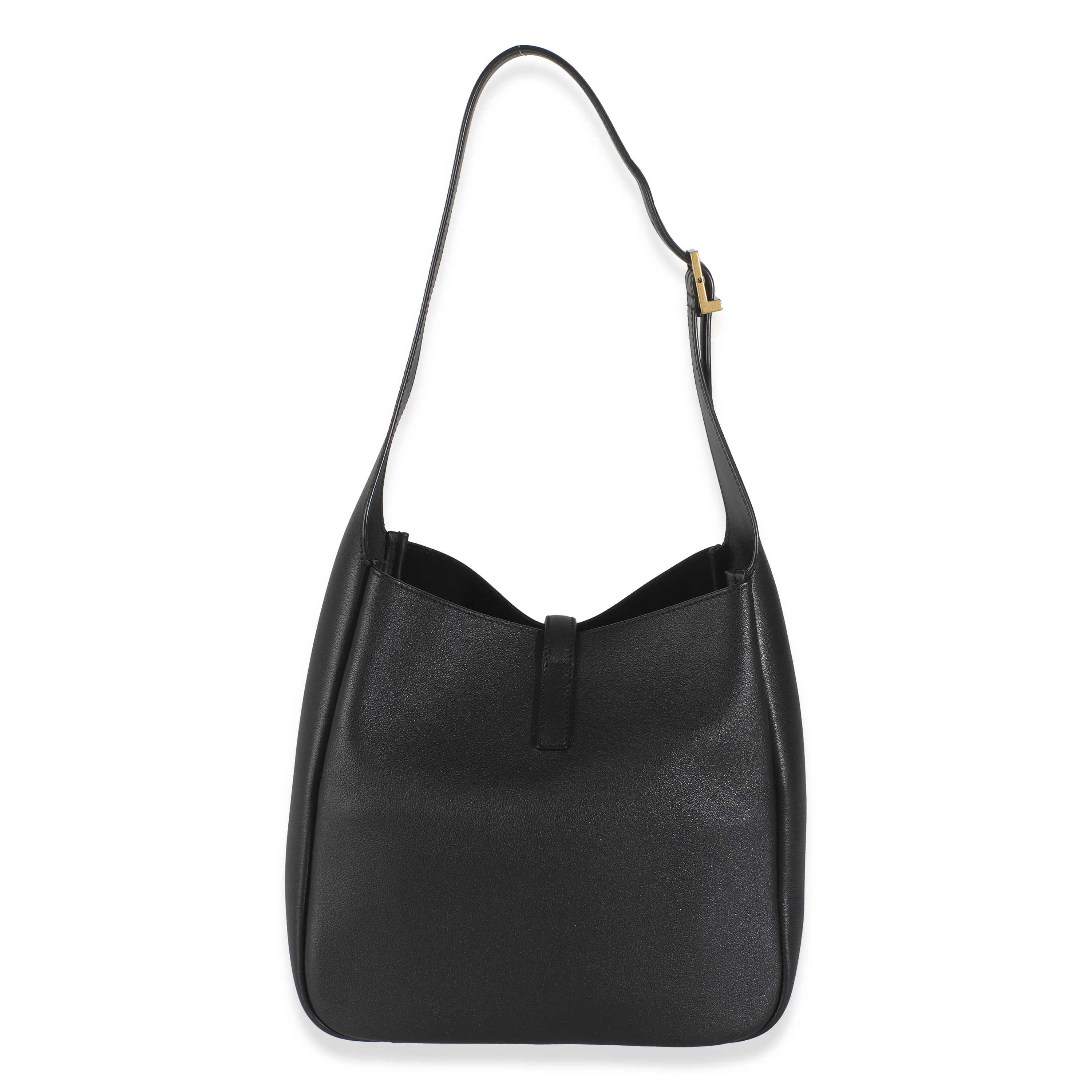 Black Smooth Calfskin Small Le 5 A 7 Soft Hobo - Image 3