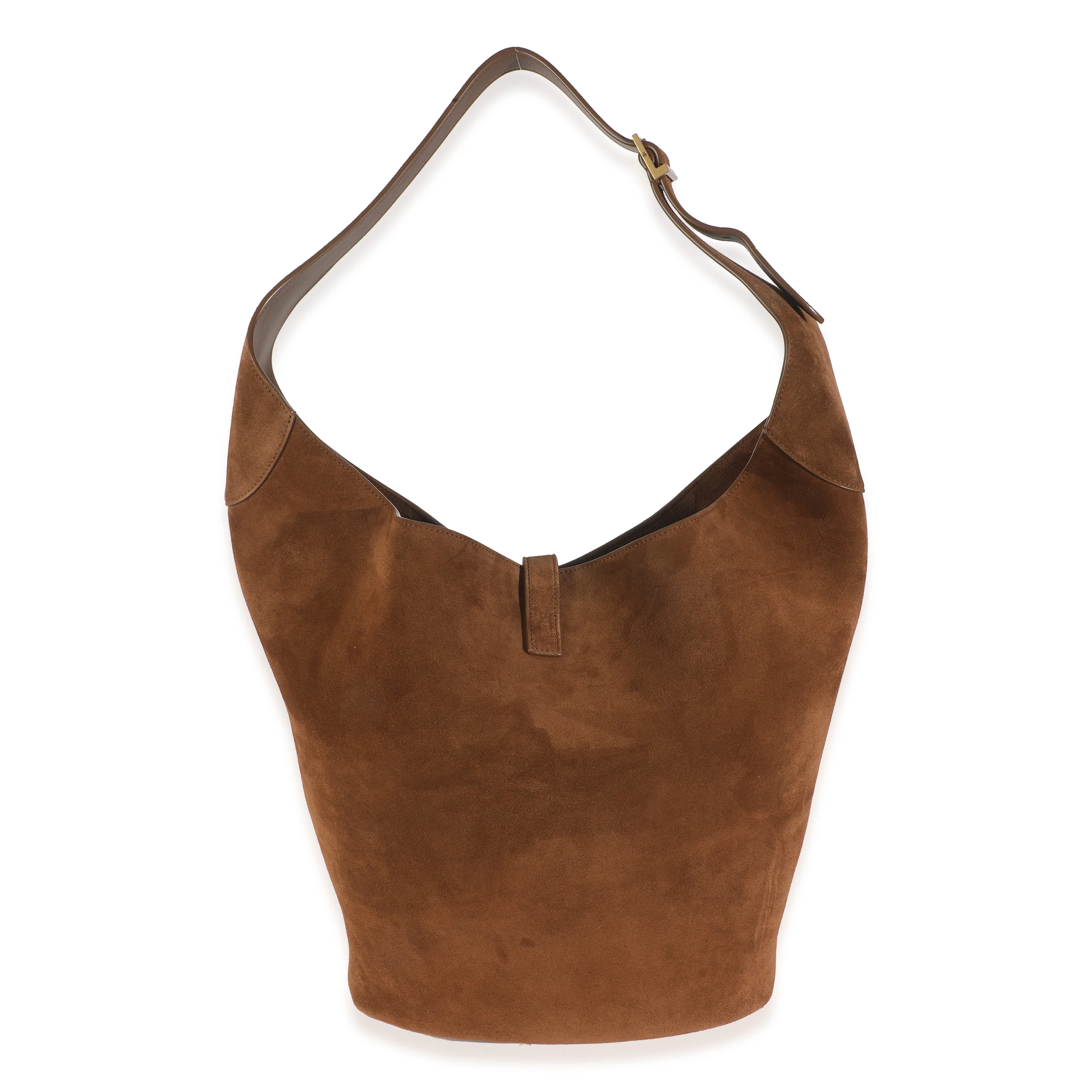 Brown Suede Le 5 A 7 Hobo Bag - Image 3