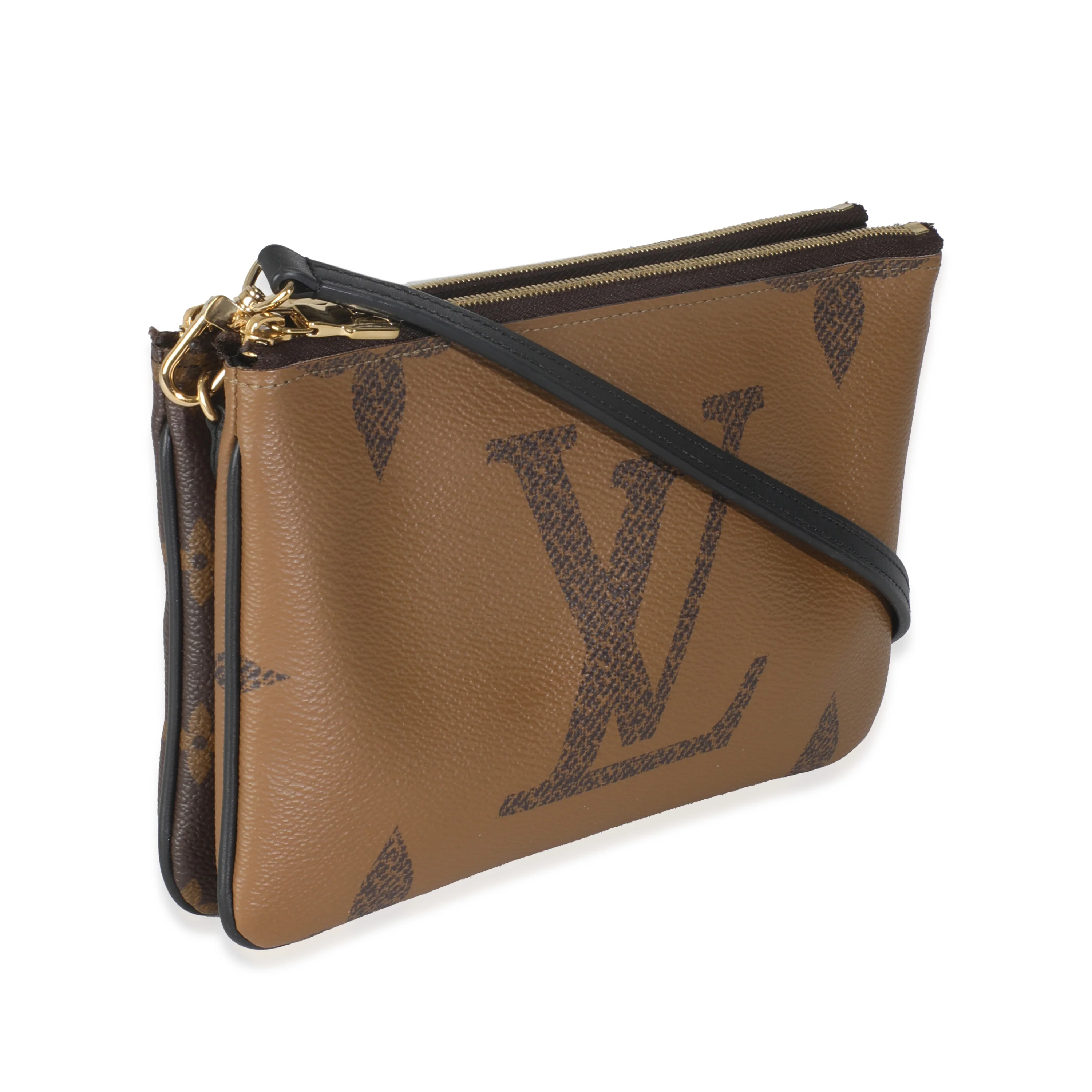Reverse Monogram Canvas Double Zip Pochette - Image 3