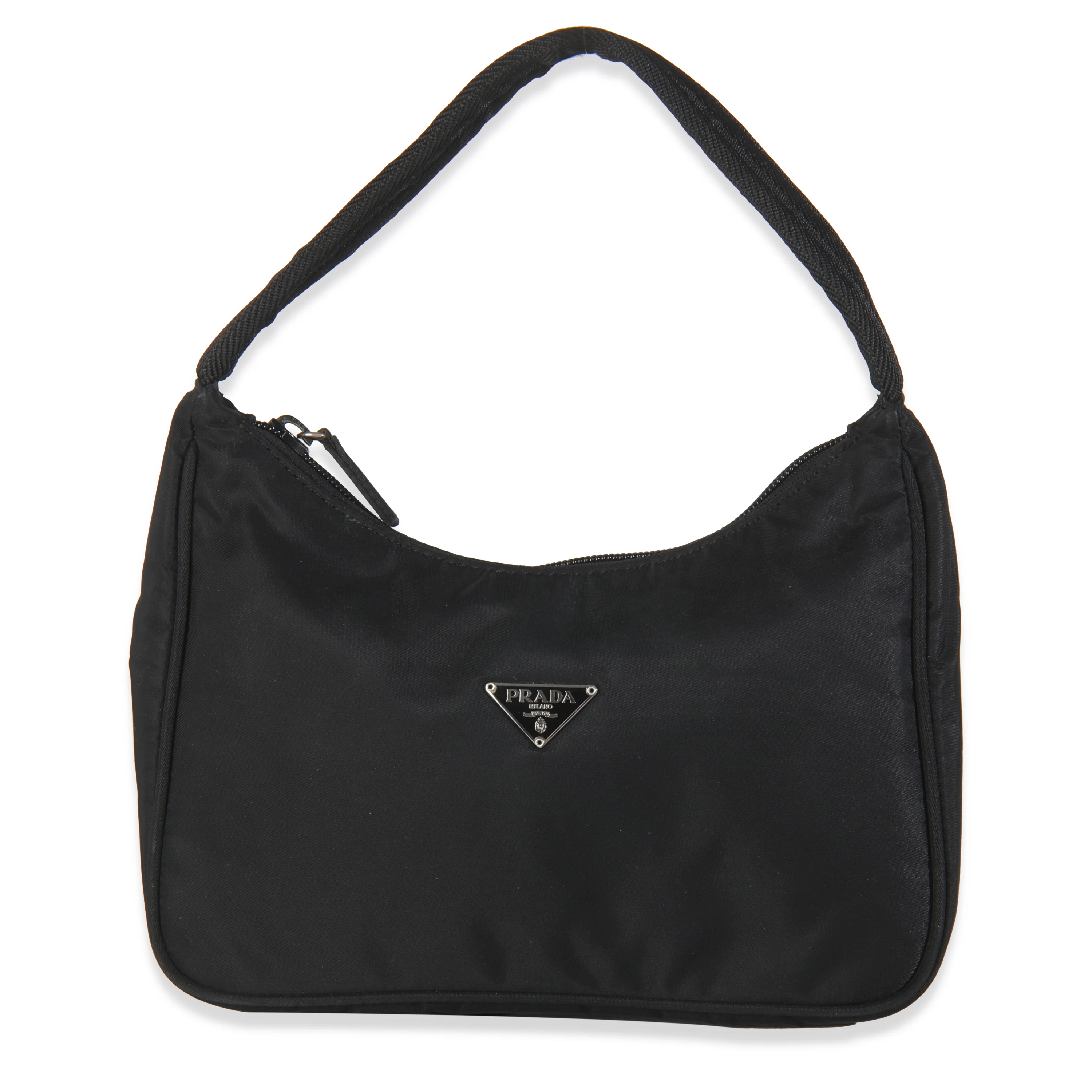 Sport Black Nylon Tessuto Mini Hobo