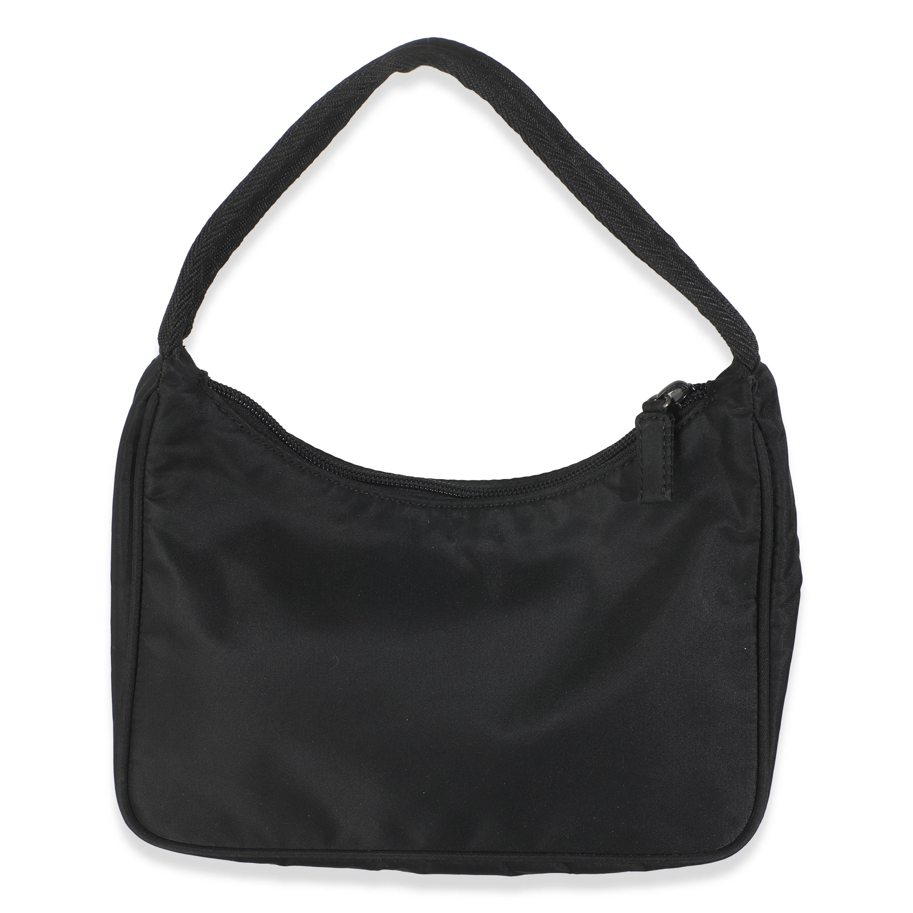 Sport Black Nylon Tessuto Mini Hobo - Image 4